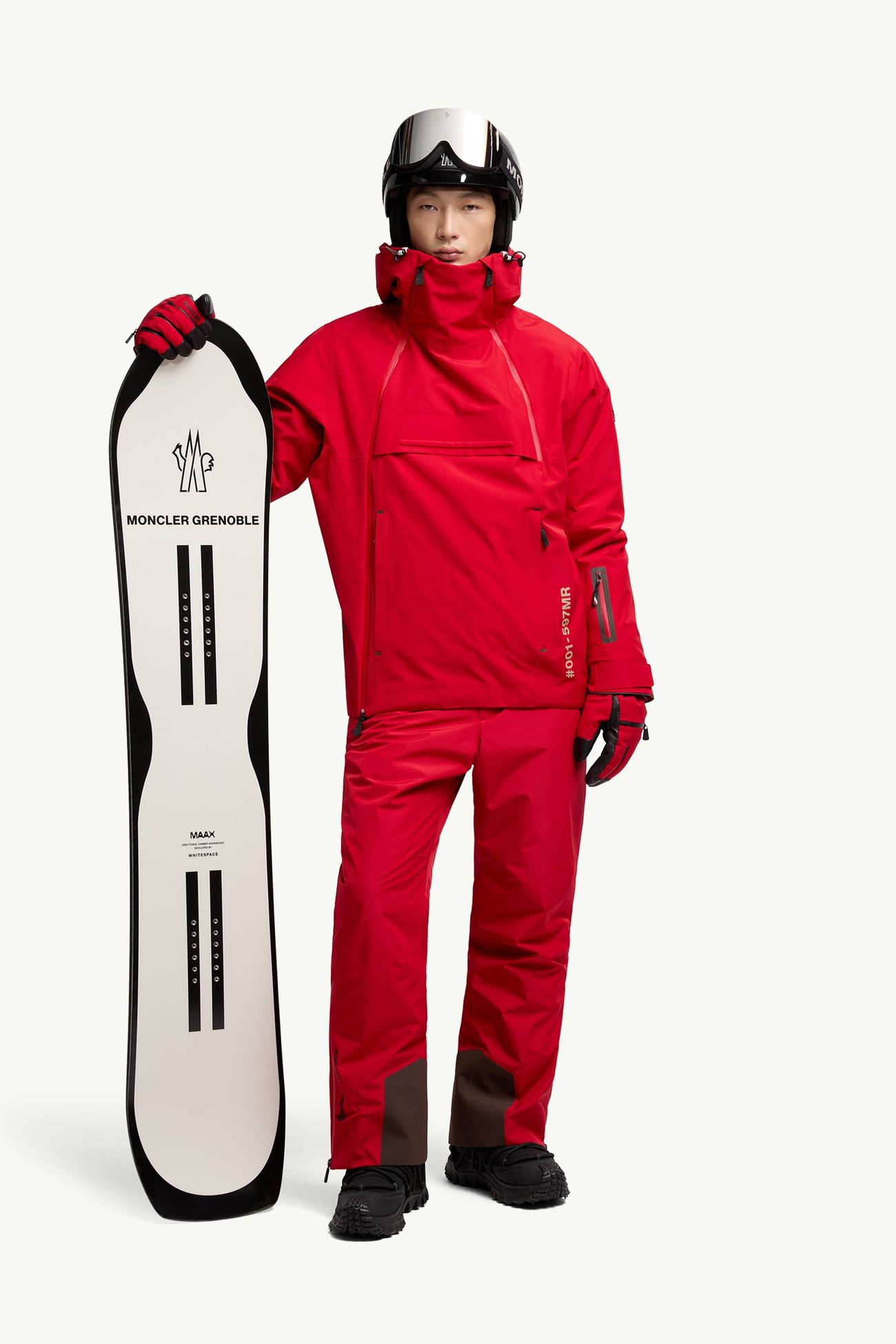 Snowboard Moncler Grenoble x WHITESPACE Mixte Blanc Moncler 1