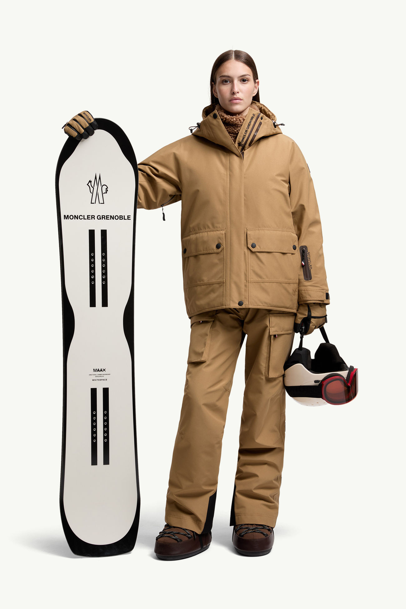 Tabla de snowboard Moncler Grenoble x WHITESPACE Blanco Moncler 2