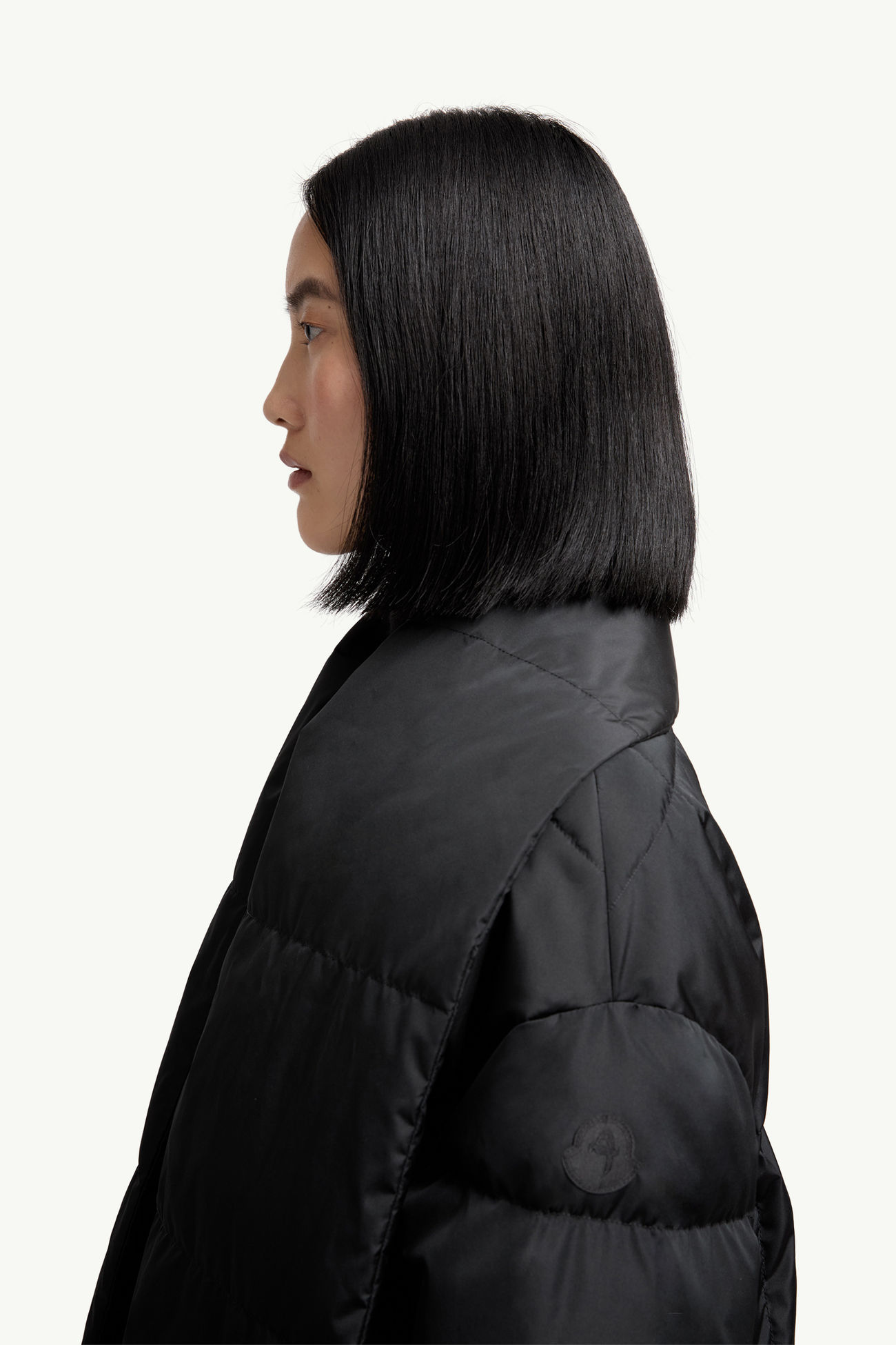 Moncler + 邱昊Gaoya長身羽絨外套 女士 黑色 Moncler 1