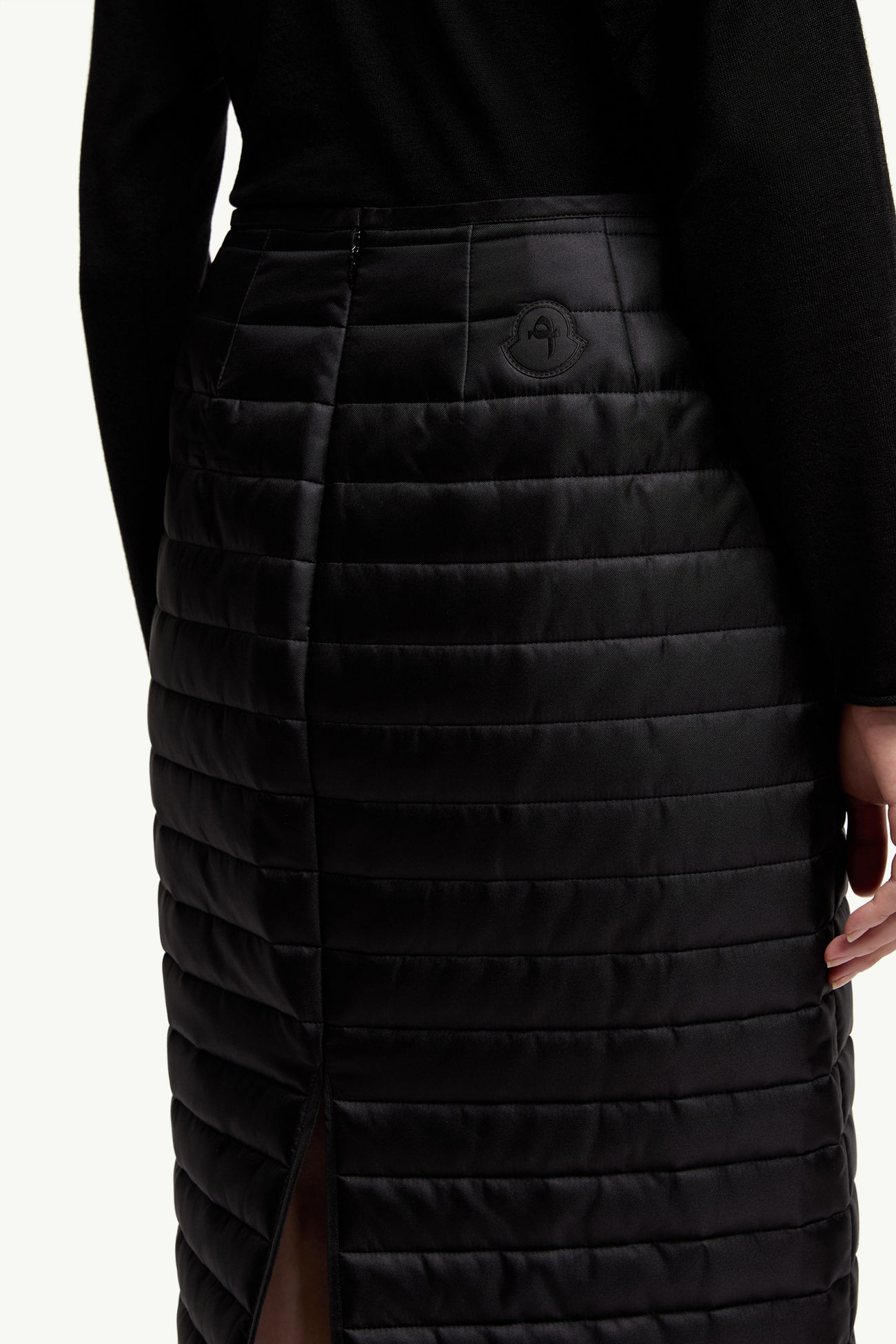 Falda midi acolchada Moncler + Qiu Hao Mujer Negro Moncler 5