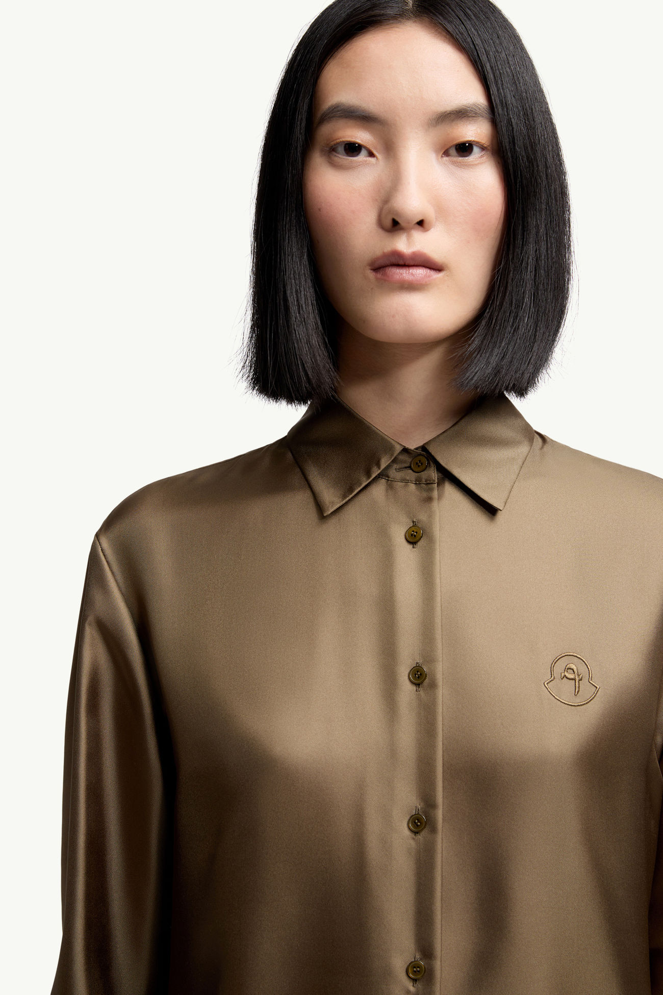 Moncler + 邱昊長袖恤衫 女士 橄欖綠色 Moncler 5