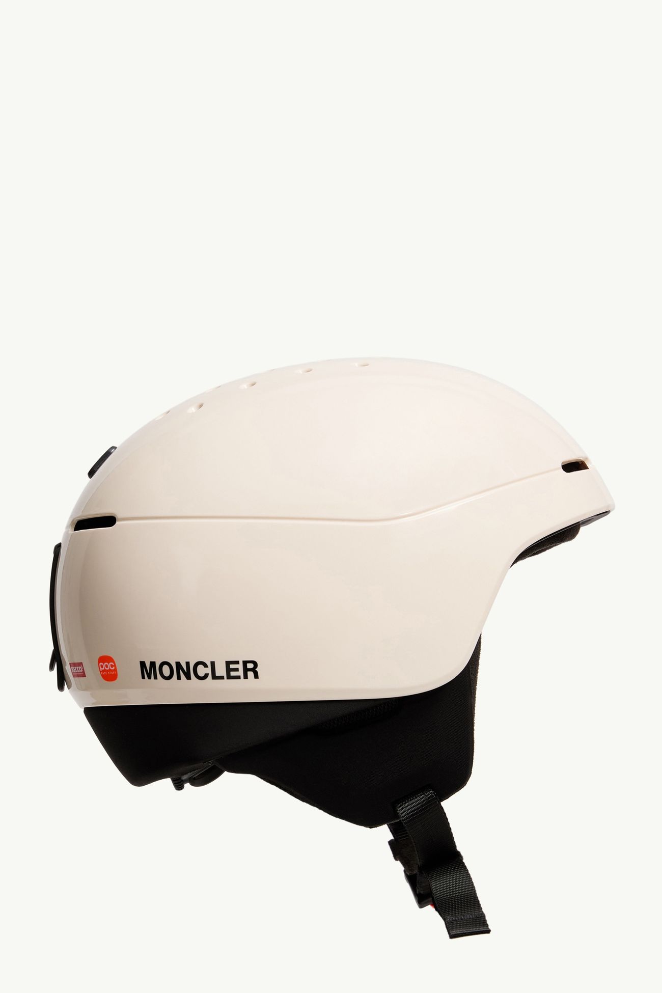 Logo Ski Helmet Gender Neutral White Ivory Moncler 2