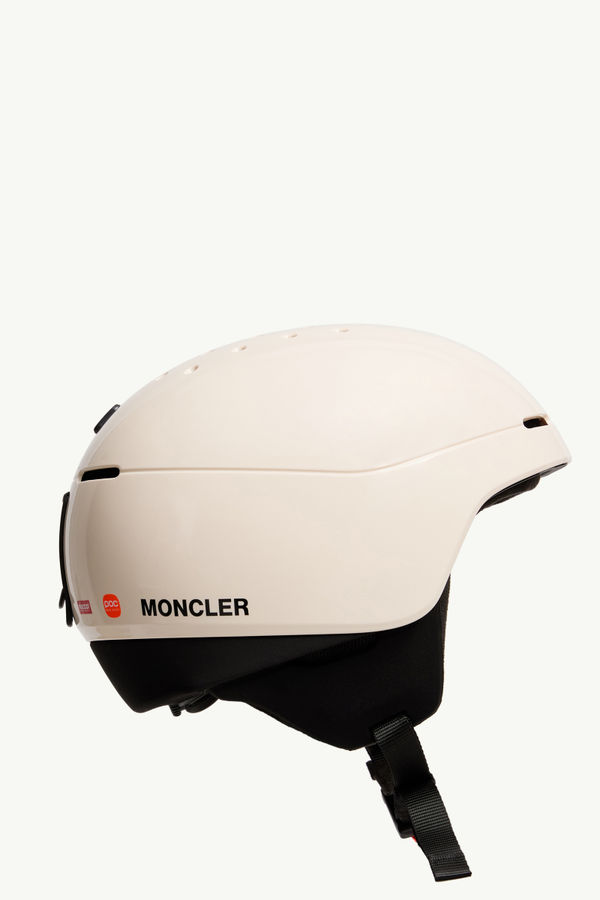 Logo Ski Helmet White Ivory Moncler 2