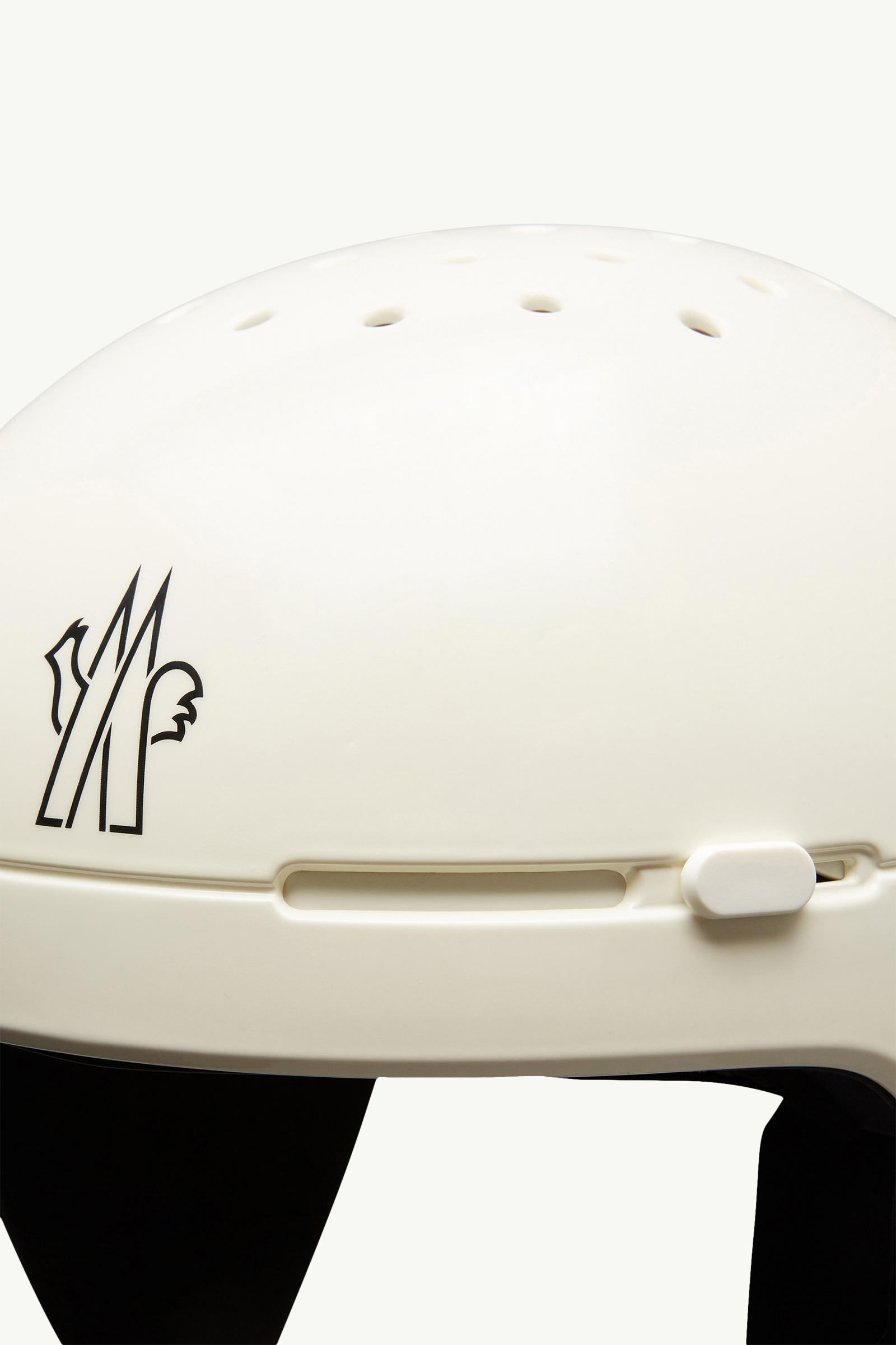 Logo Ski Helmet White Ivory Moncler 4