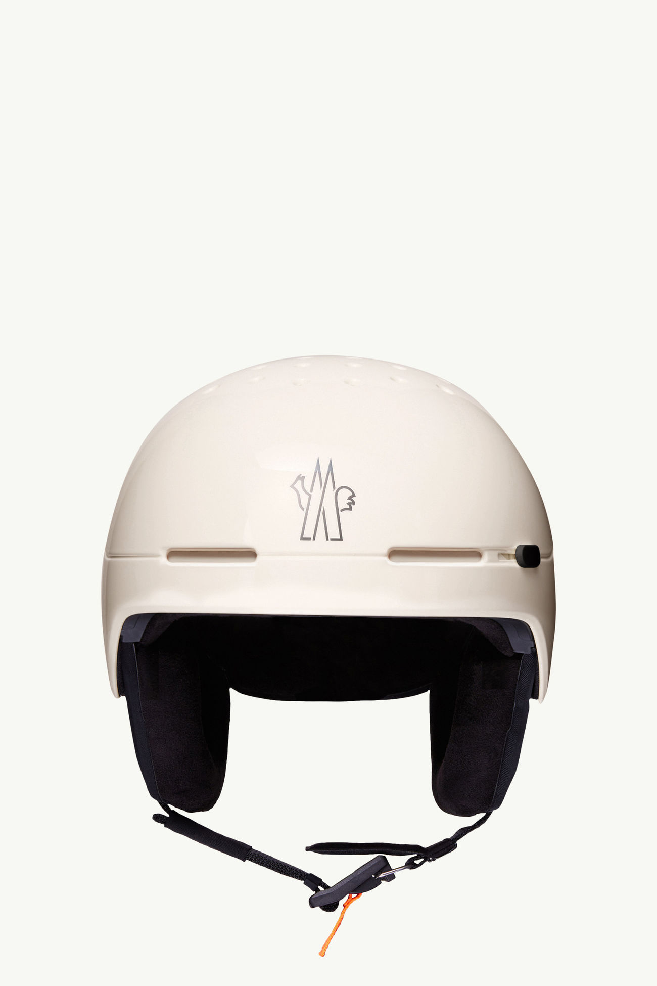 Casco de esquí con logotipo Blanco Marfil Moncler 0