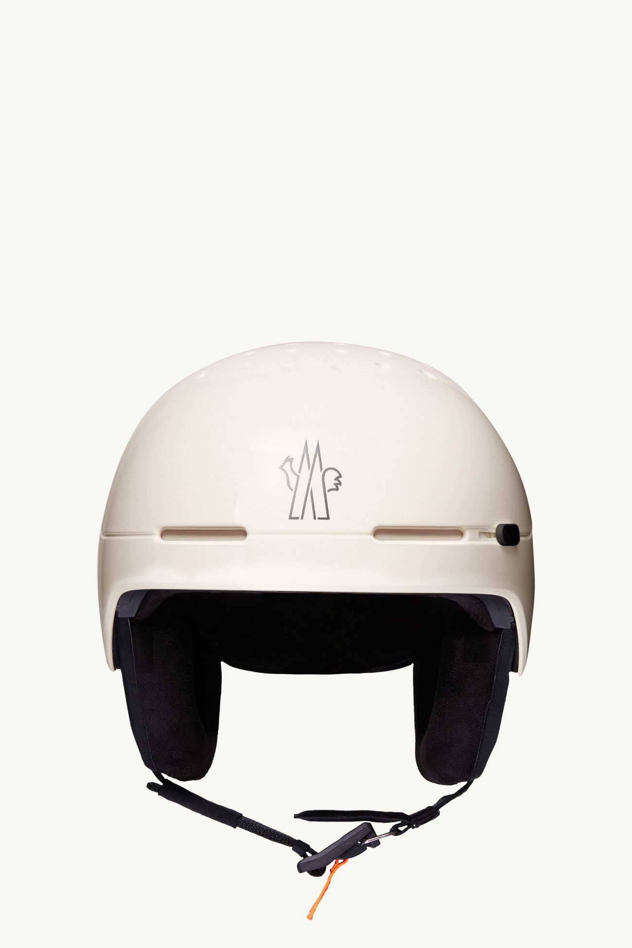 Logo Ski Helmet Gender Neutral White Ivory Moncler 0