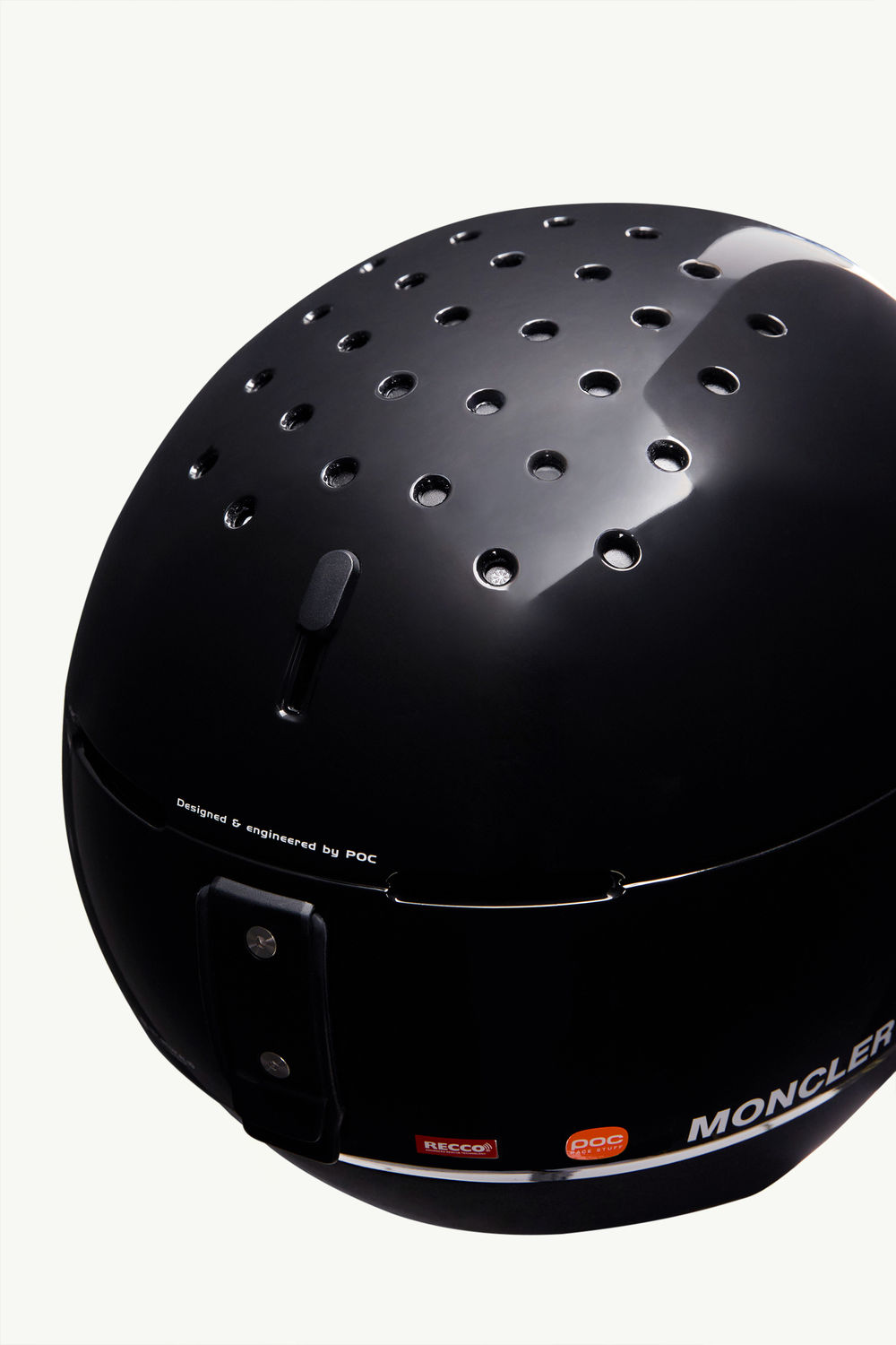Logo Ski Helmet Black Moncler 5