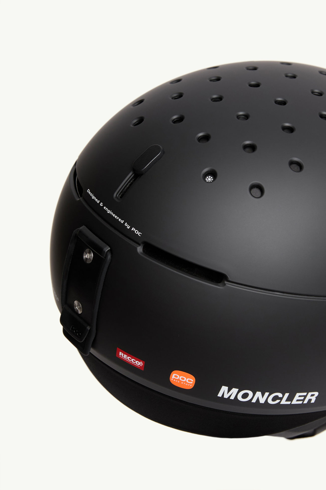 Logo Skihelm Schwarz Moncler 5