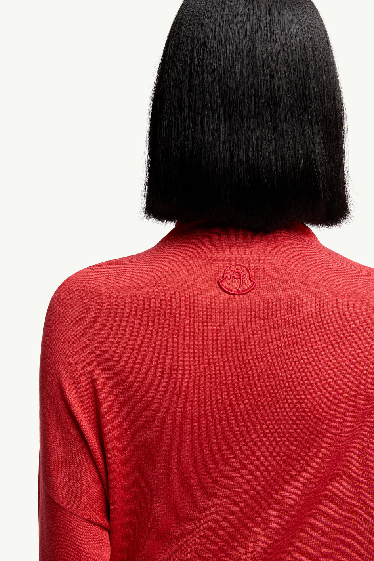 Moncler + Qiu Hao女士羊毛和桑蚕丝高领毛衣 女士 红色 Moncler 5