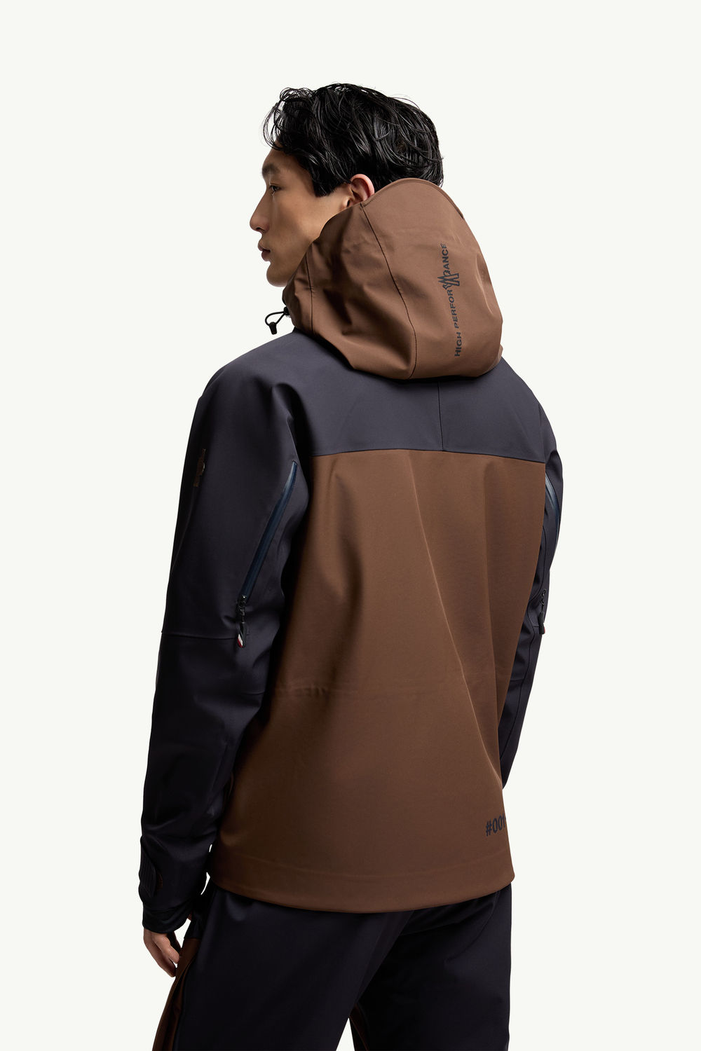 Gunung Hooded Ski Jacket Men Orange Moncler 4