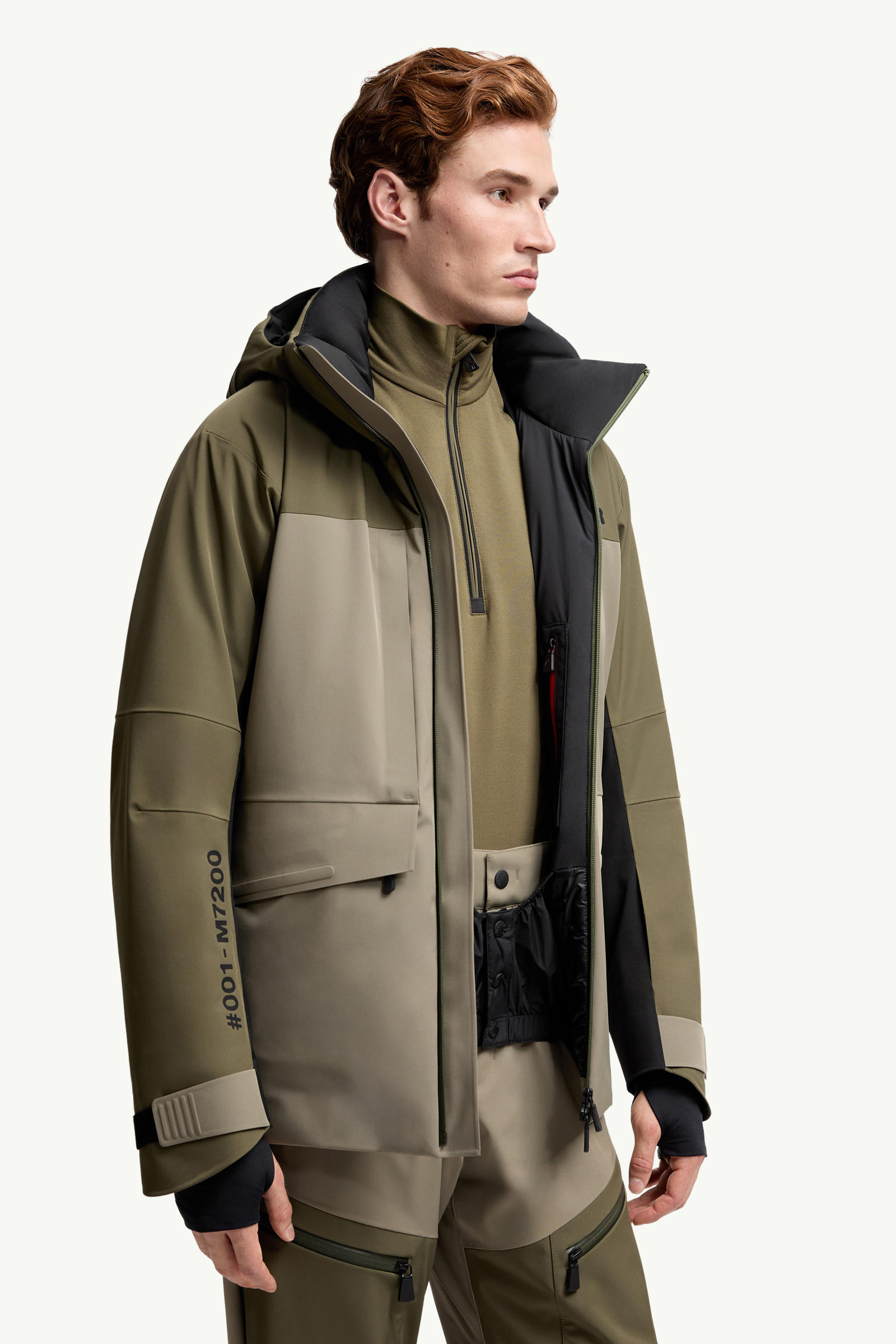 Vallatscha Hooded Down Ski Jacket Men Olive Green Moncler 5
