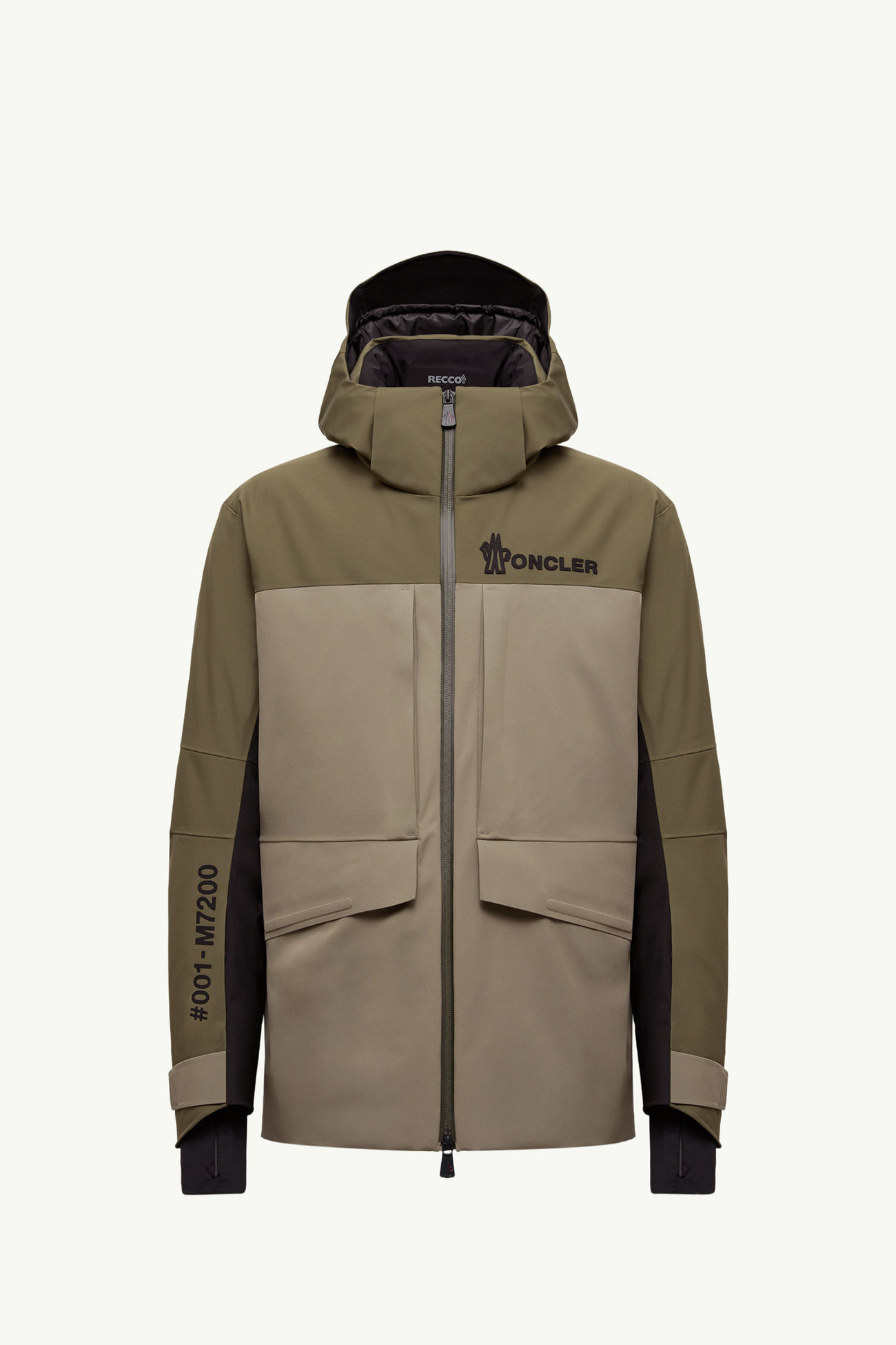Giacca da sci Vallatscha imbottita con cappuccio Uomo Verde Oliva Moncler 2