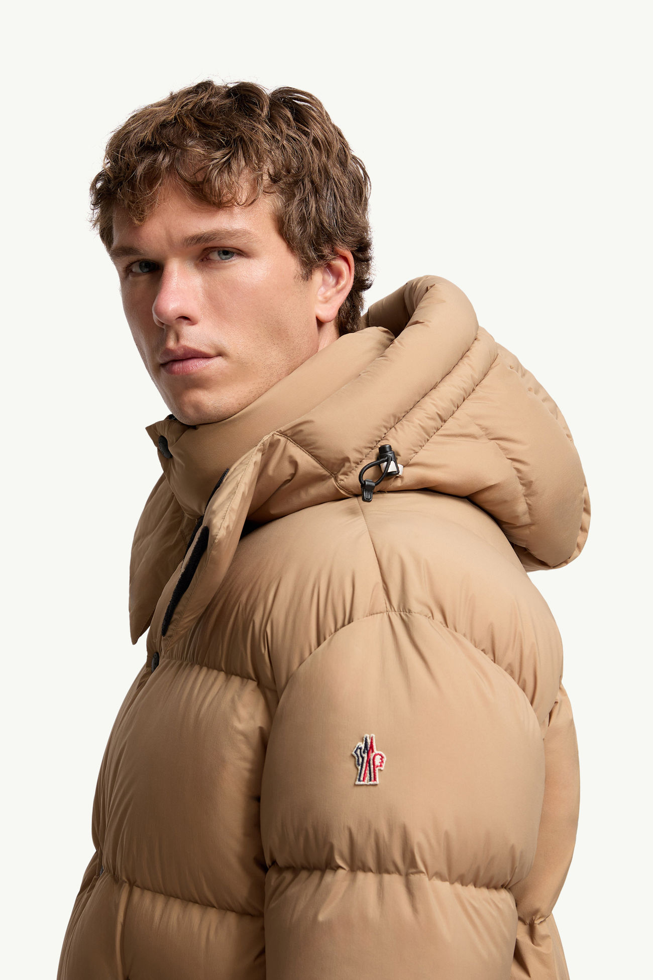 Giacca da sci imbottita Coraia con cappuccio Uomo Beige Moncler 1