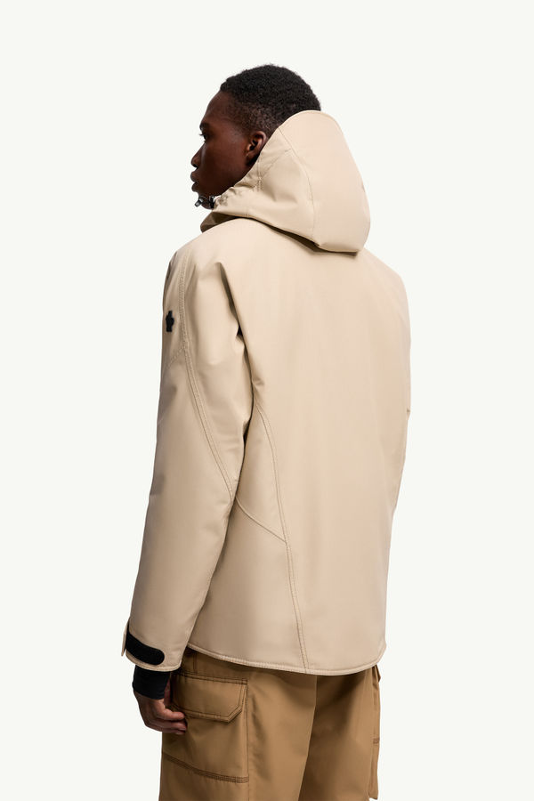 Giacca da sci Lambir imbottita in GORE-TEX con cappuccio Uomo Beige Chiaro Moncler 4