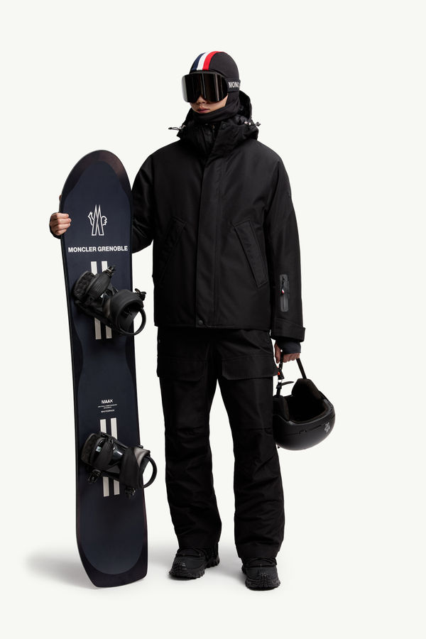 Giacca da sci Lambir imbottita in GORE-TEX con cappuccio Uomo Nero Moncler 0