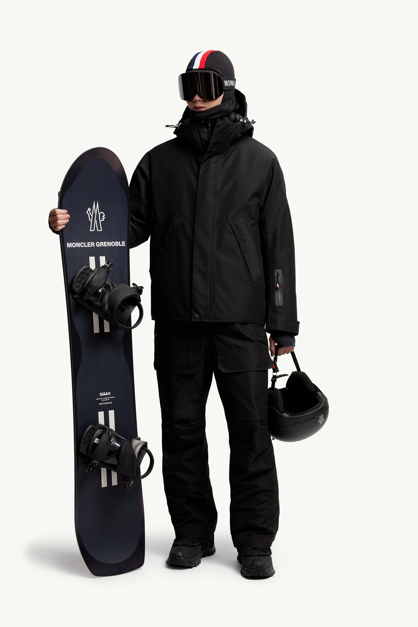 Lambir Hooded Gore-Tex Down Ski Jacket Men Black Moncler 0