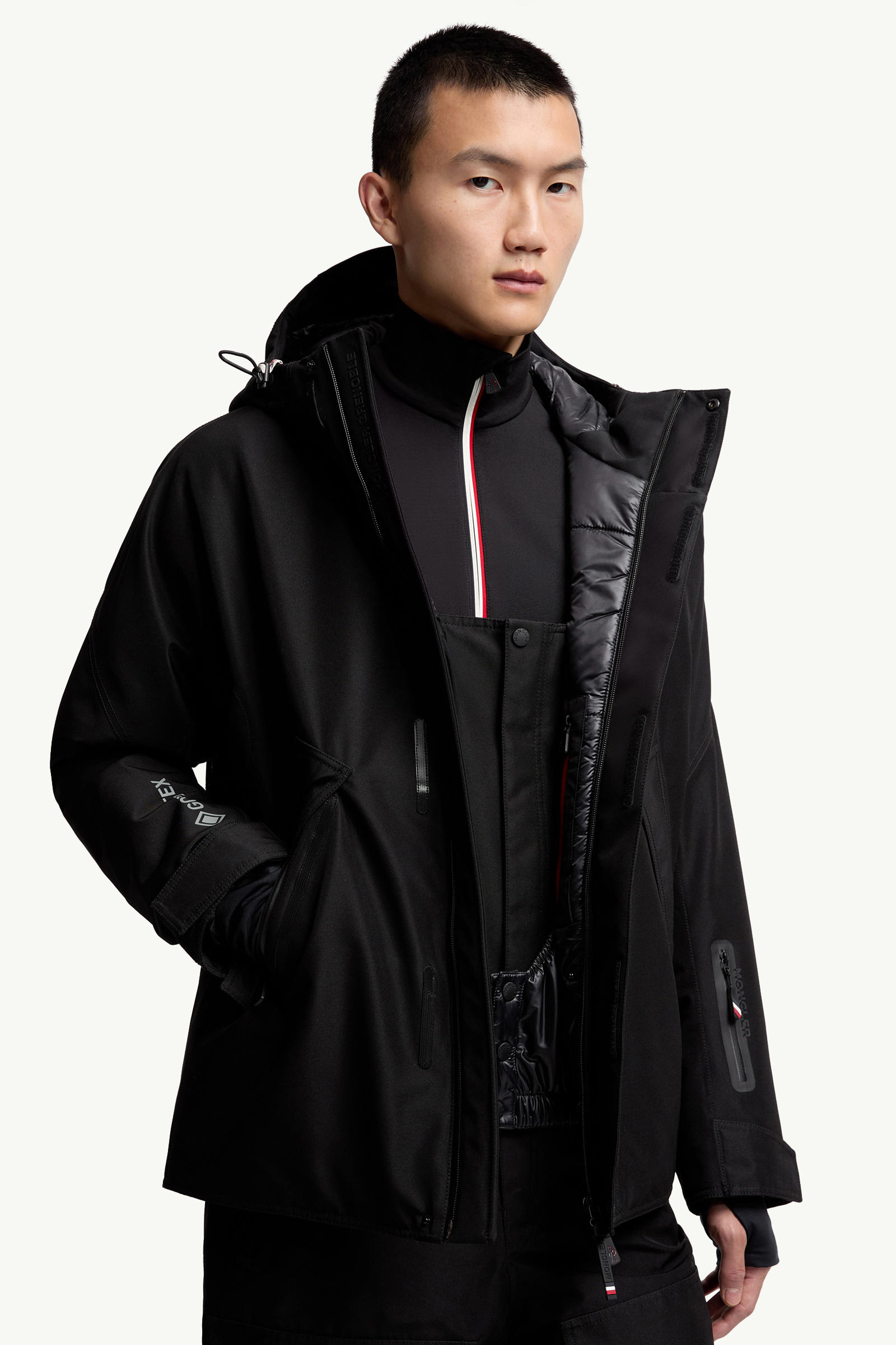 Lambir Hooded Gore-Tex Down Ski Jacket Men Black Moncler 5