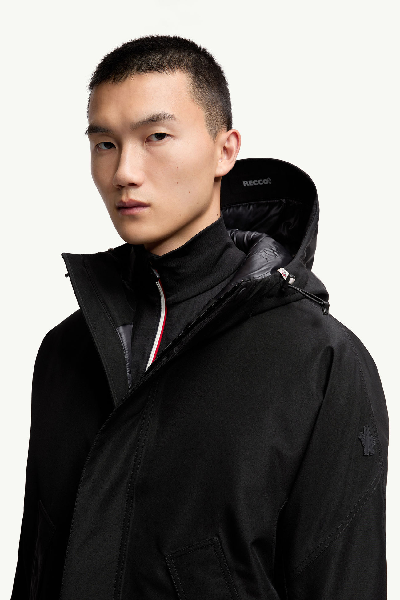 Lambir 후드 GORE-TEX 스키 재킷 남성 블랙 Moncler 6