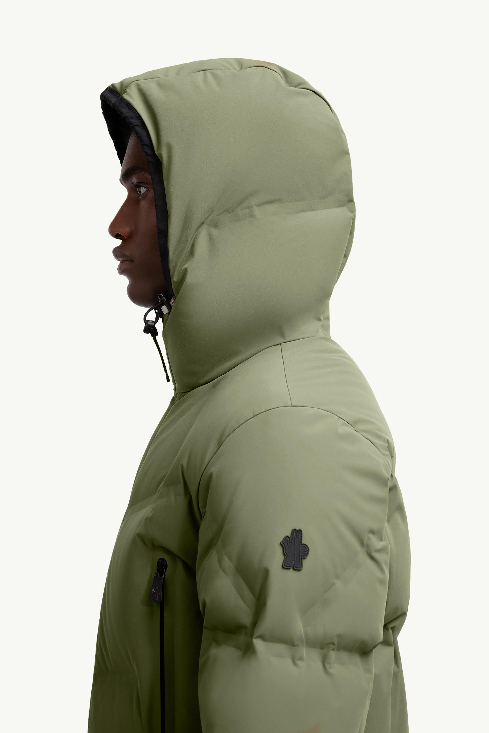 Plumífero de esquí con capucha Angren Hombre Verde Salvia Moncler 1