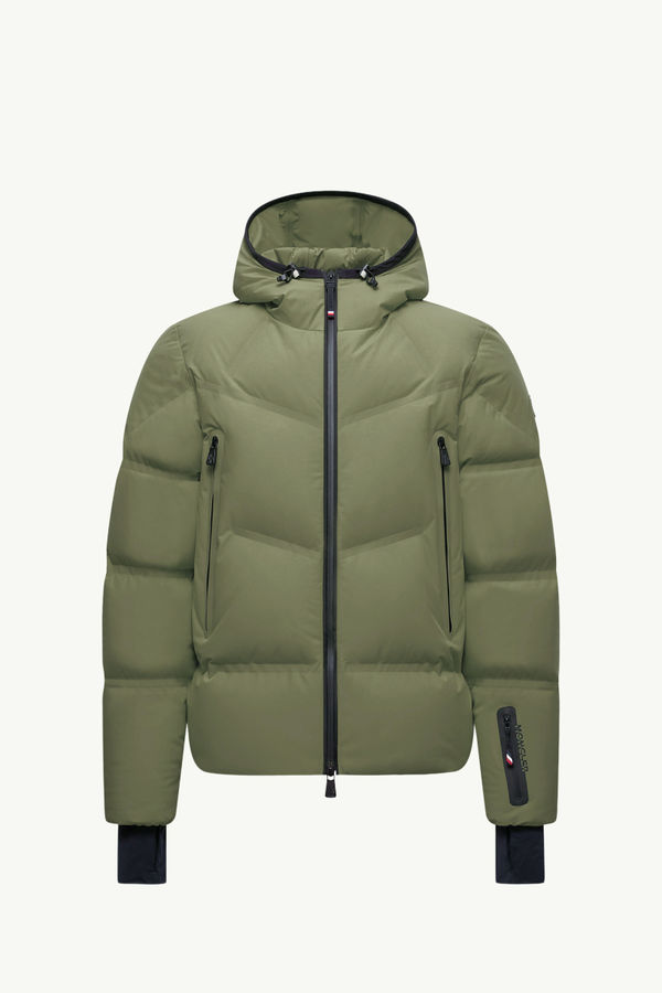 Angren Hooded Down Ski Jacket Men Sage Green Moncler 2