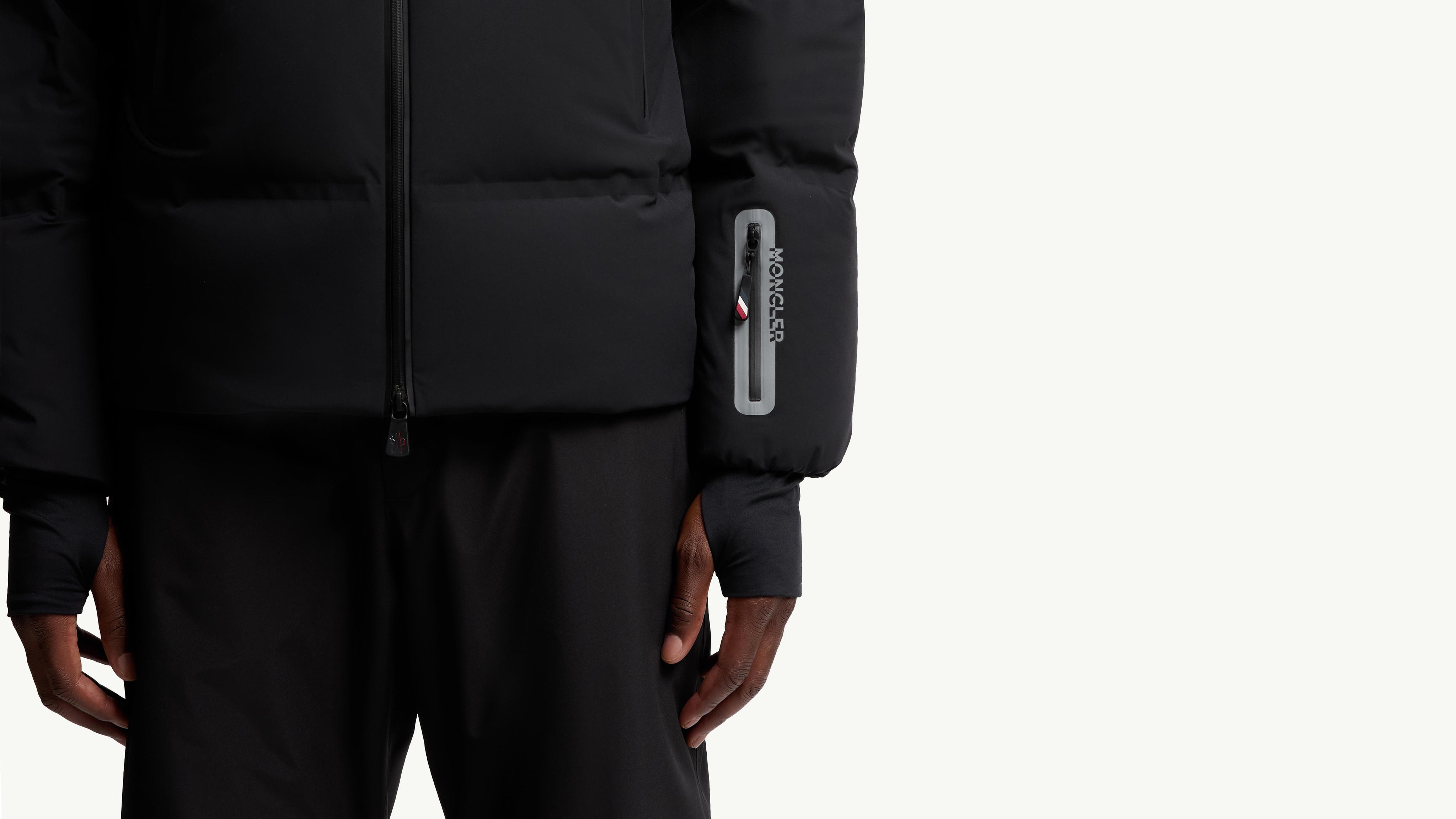 ブラック Angren ダウンスキージャケット : ショートダウンジャケット