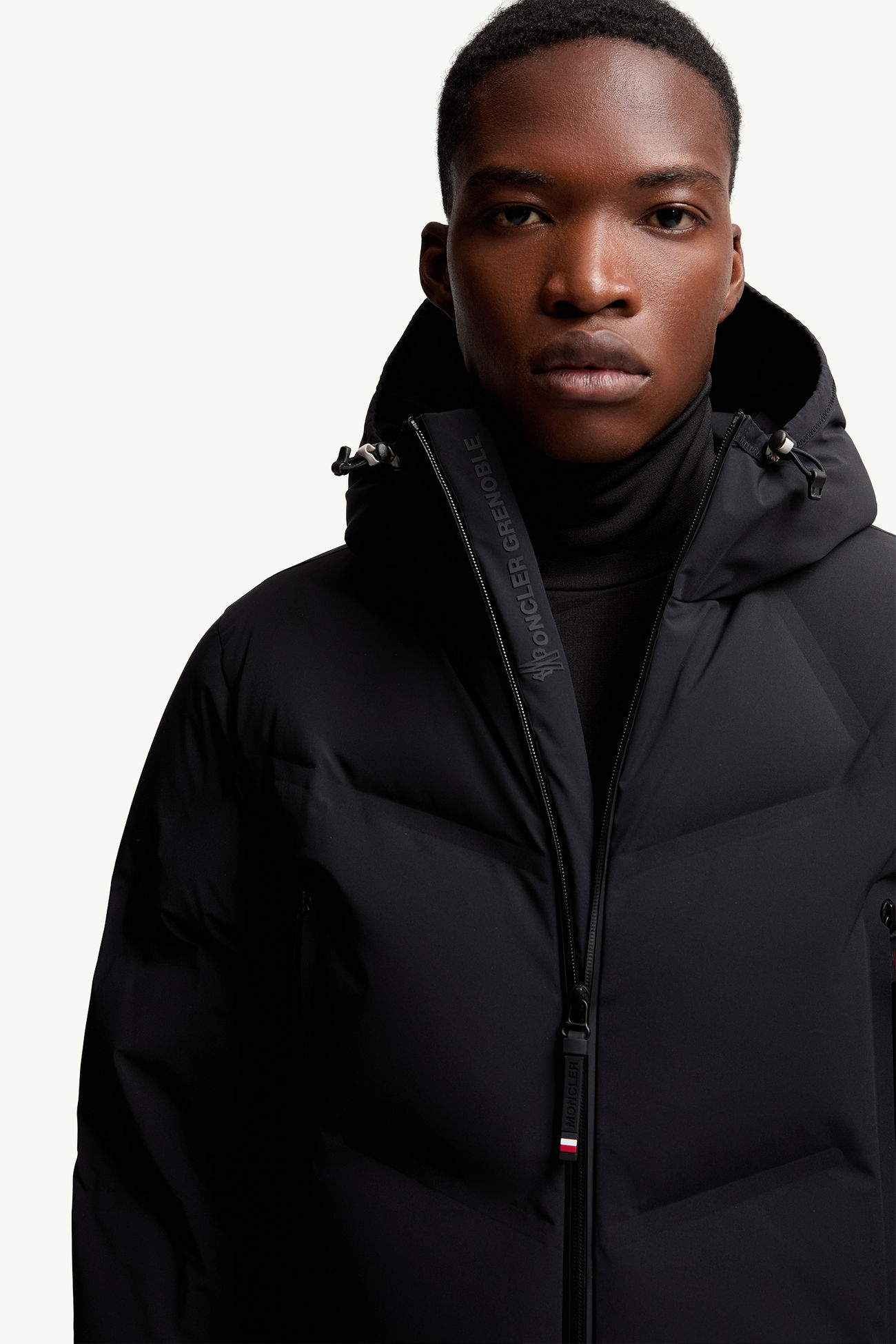 Angren連帽滑雪羽絨外套 男士 黑色 Moncler 6