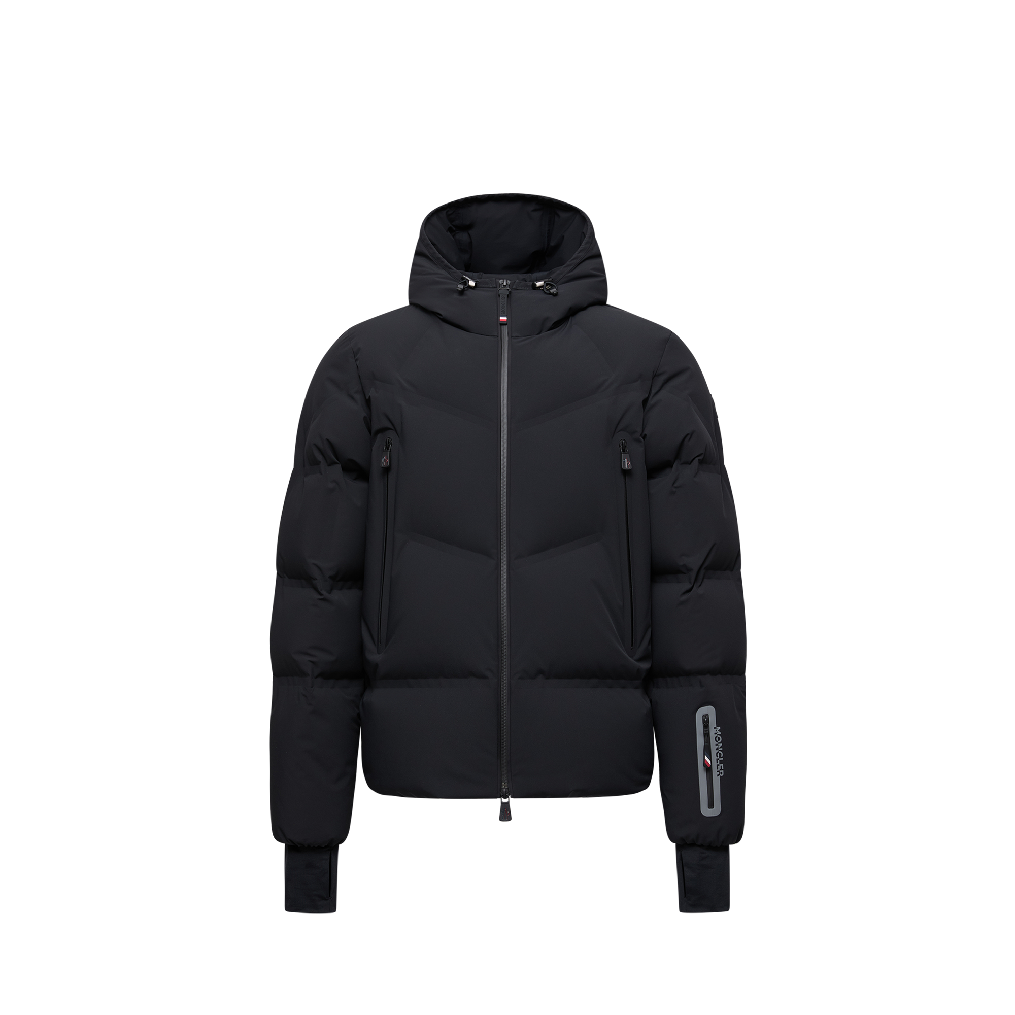 Grenoble    Angren Hooded Insulated Ski Jacket for Men in Black, Size: 44