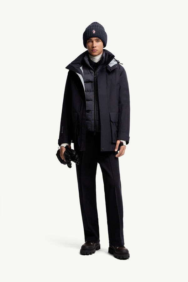 Konza 3-In-1 Short Down Jacket Men Navy Blue Moncler 0