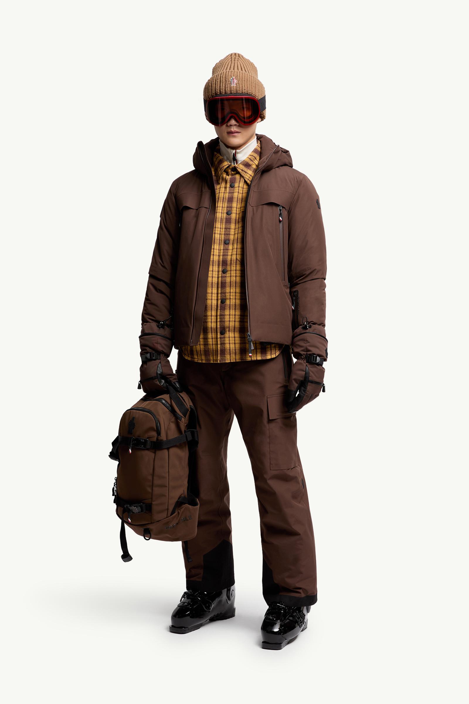 Brown Balmhorn Hooded GORE-TEX® Insulated Ski Jacket - Short Down