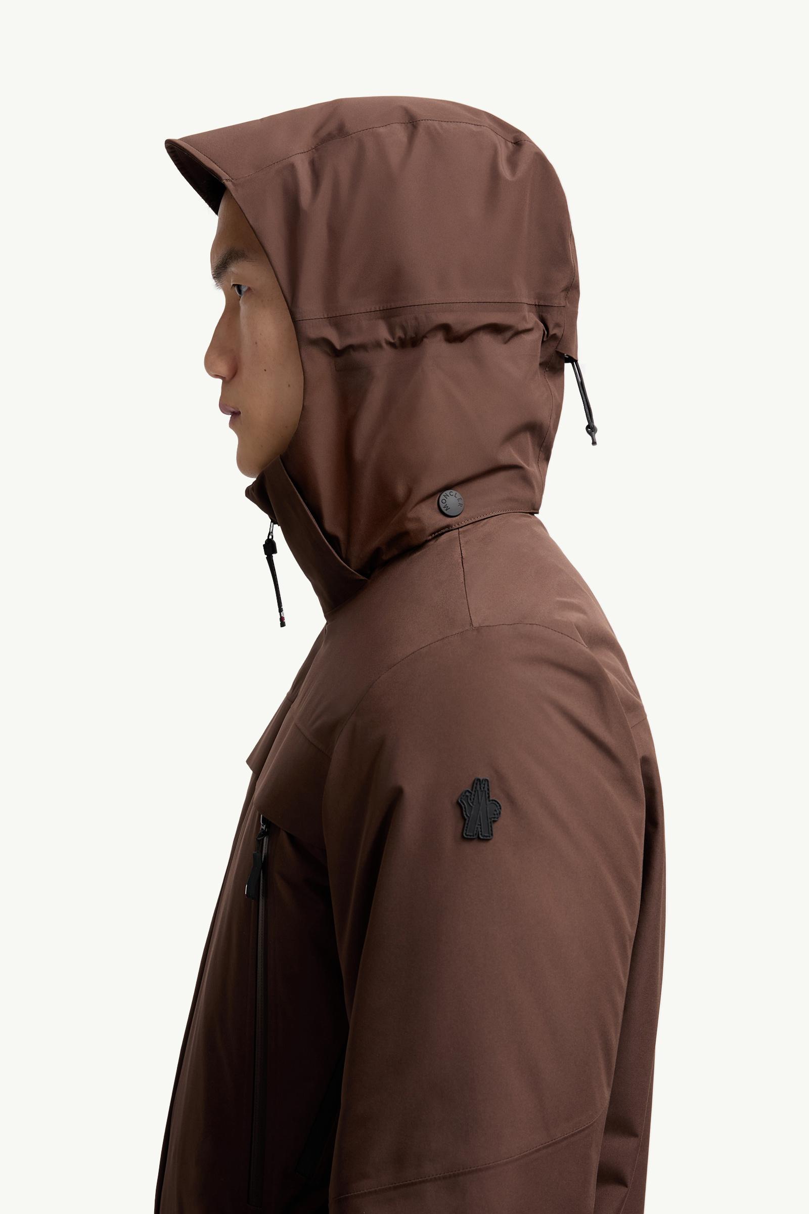 Balmhorn Hooded GORE-TEX Down Ski Jacket Men Brown Moncler 1