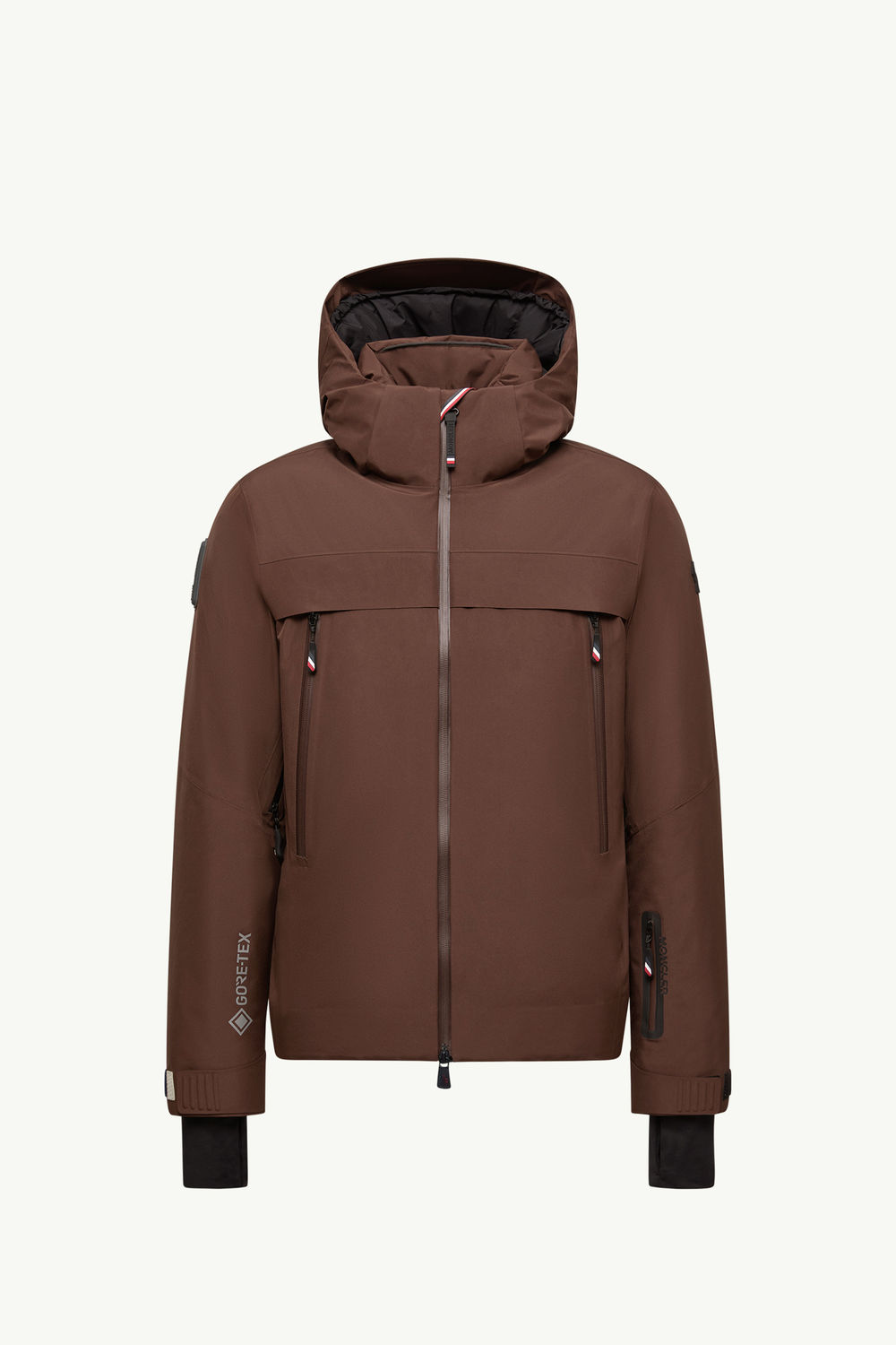 Balmhorn Hooded GORE-TEX Down Ski Jacket Men Brown Moncler 2