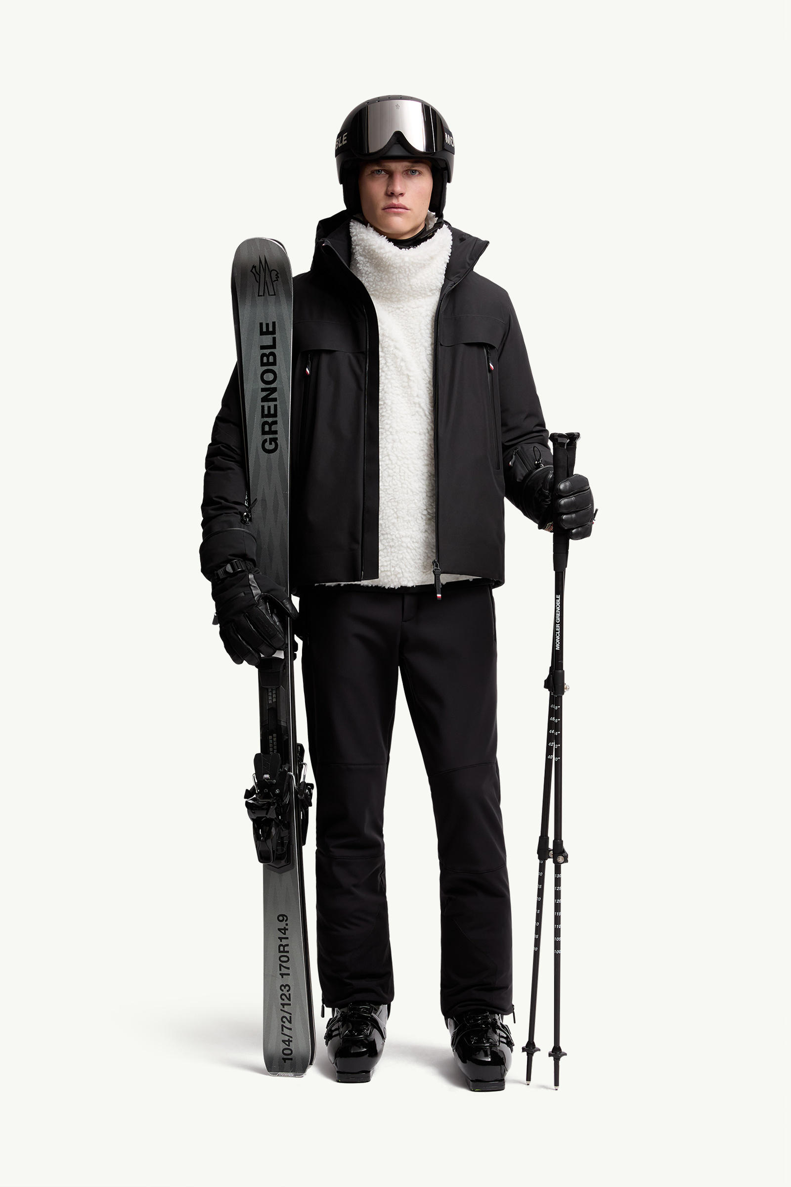 Balmhorn GORE-TEX男士连帽羽绒滑雪夹克外套 男士 黑色 Moncler 0
