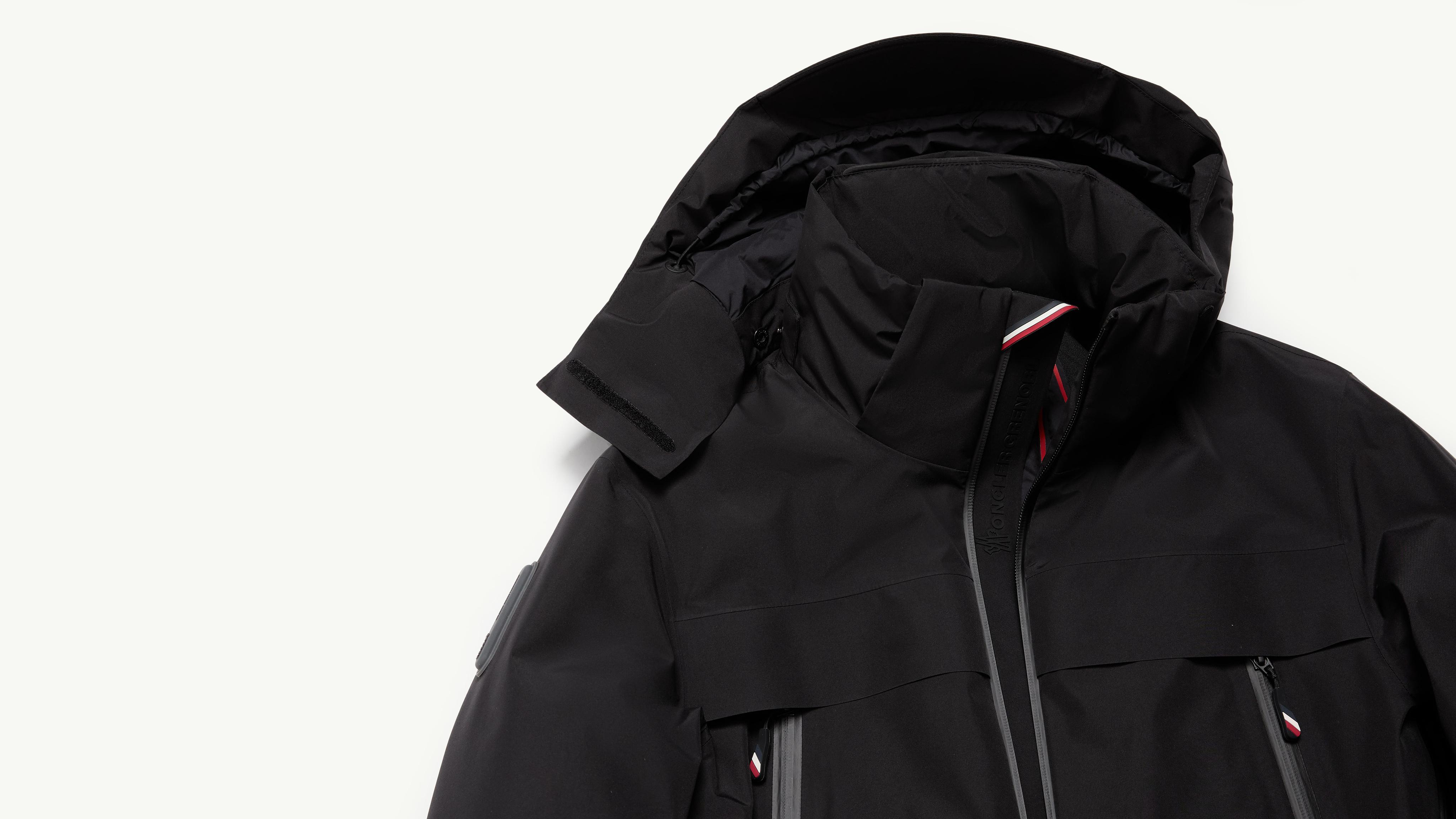 Black Balmhorn Hooded GORE-TEX Down Ski Jacket - Short Down