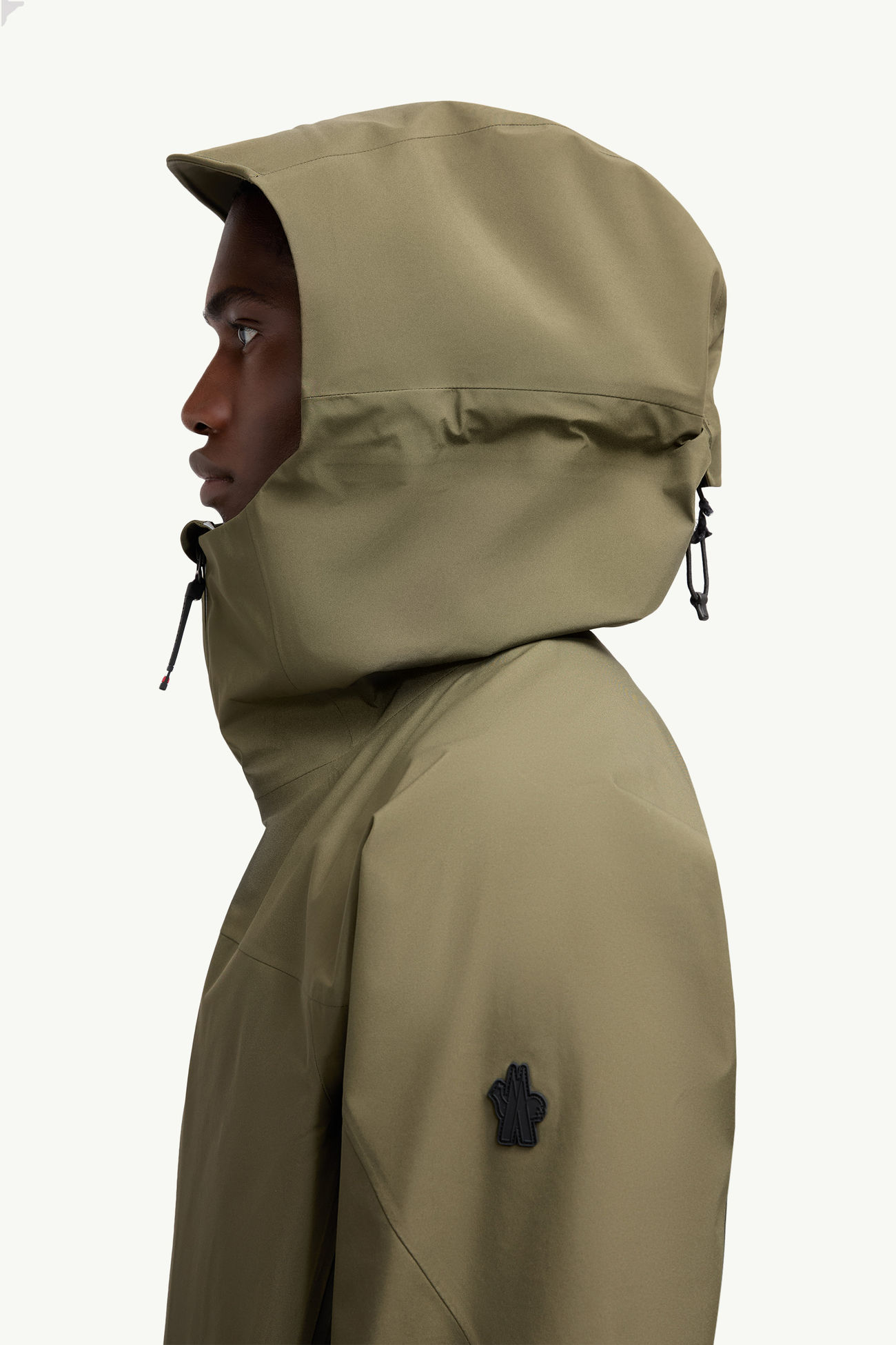 Hinterburgs 후드 GORE-TEX 스키 재킷 남성 올리브 그린 Moncler 1