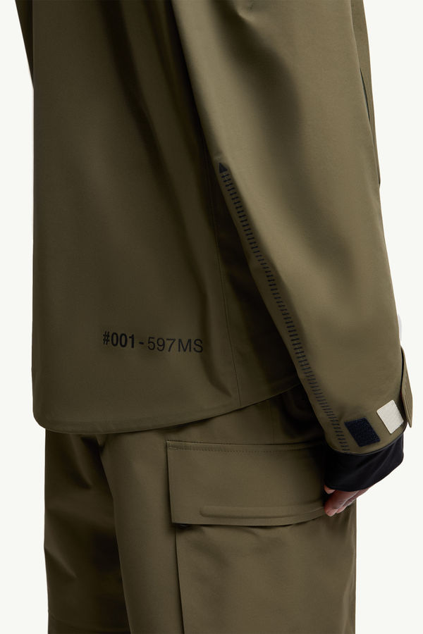 Giacca da sci Hinterburgs in GORE-TEX con cappuccio Uomo Verde Oliva Moncler 6