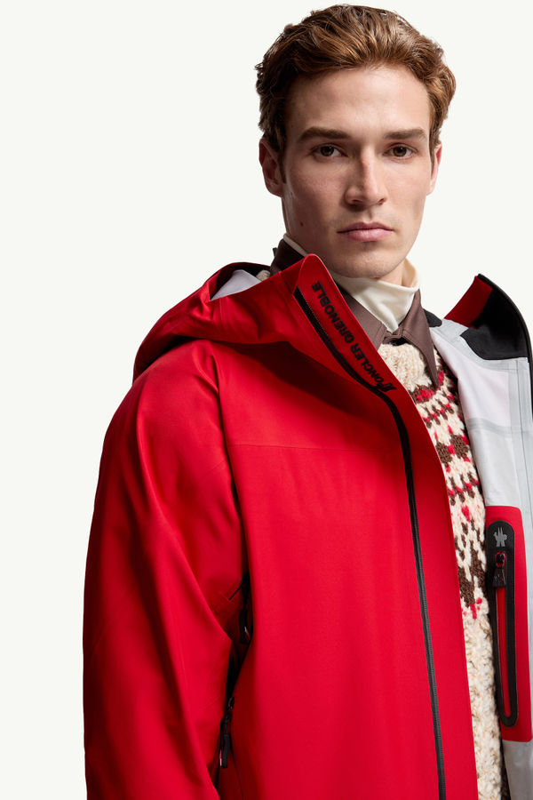 Hinterburgs Hooded GORE-TEX Ski Jacket Men Red Moncler 6