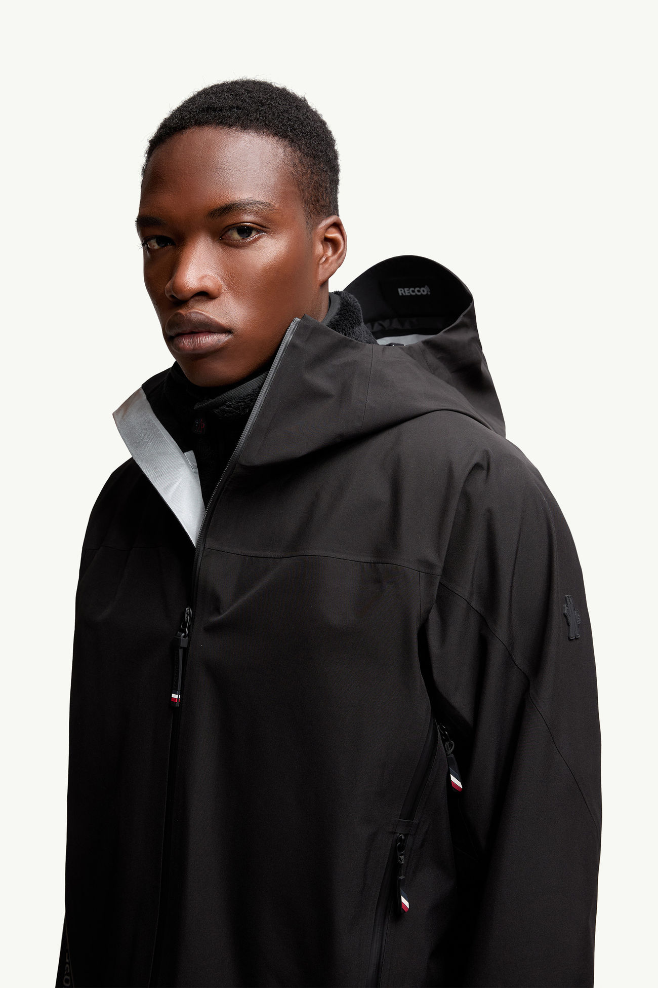 Hinterburgsスキージャケット メンズ ブラック Moncler 5