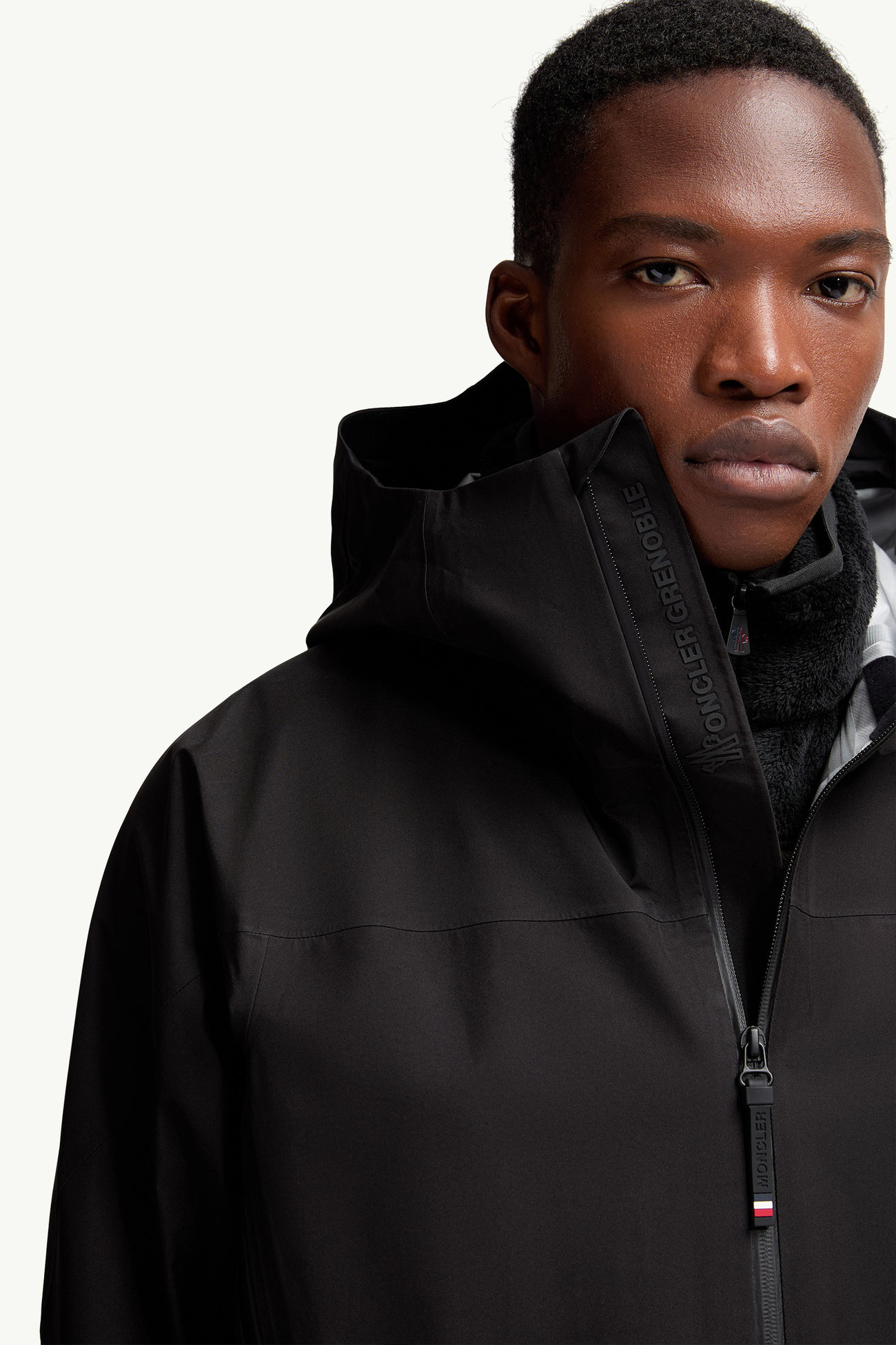 Hinterburgsスキージャケット メンズ ブラック Moncler 7