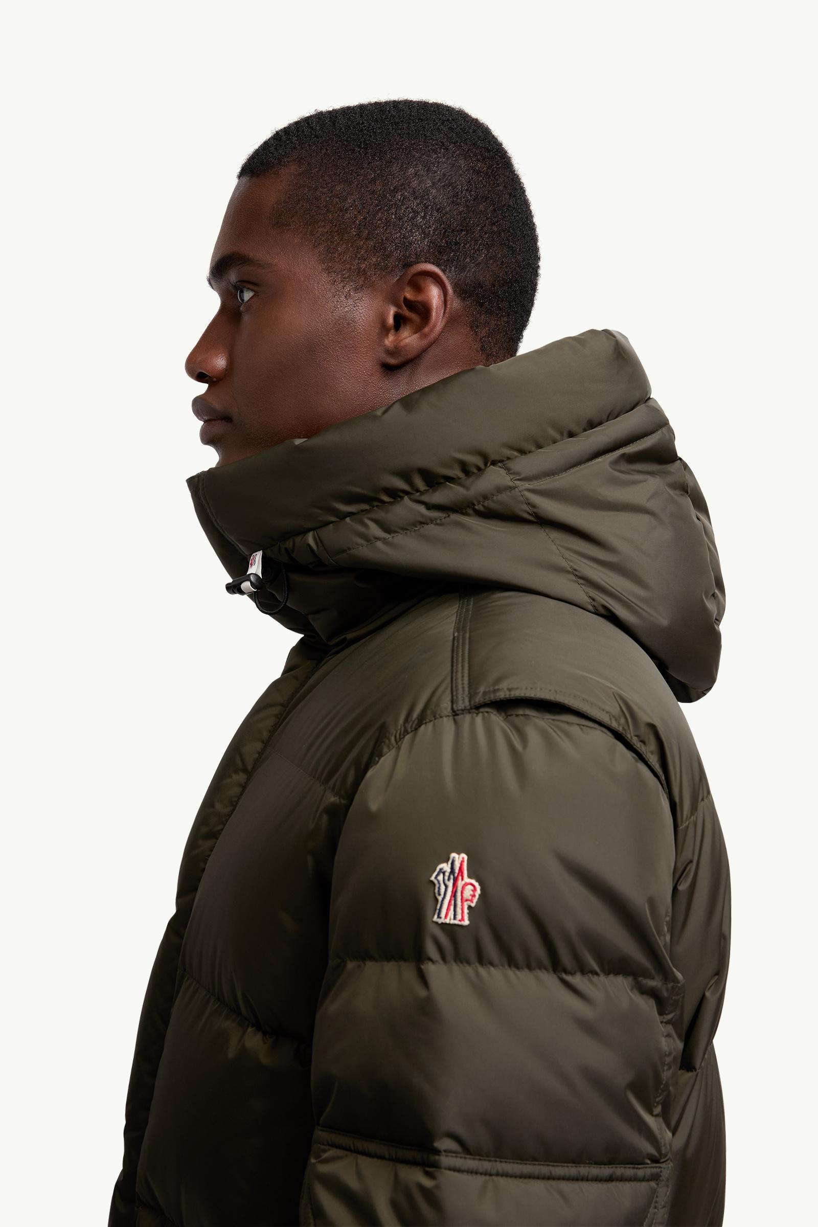 Olive Green Kasanka Hooded Down Ski Jacket - Short Down Jackets