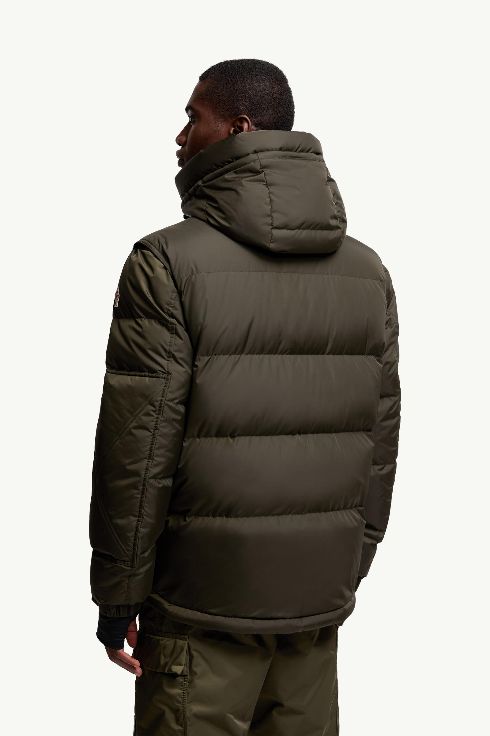 Kasanka Hooded Down Ski Jacket Men Olive Green Moncler 4
