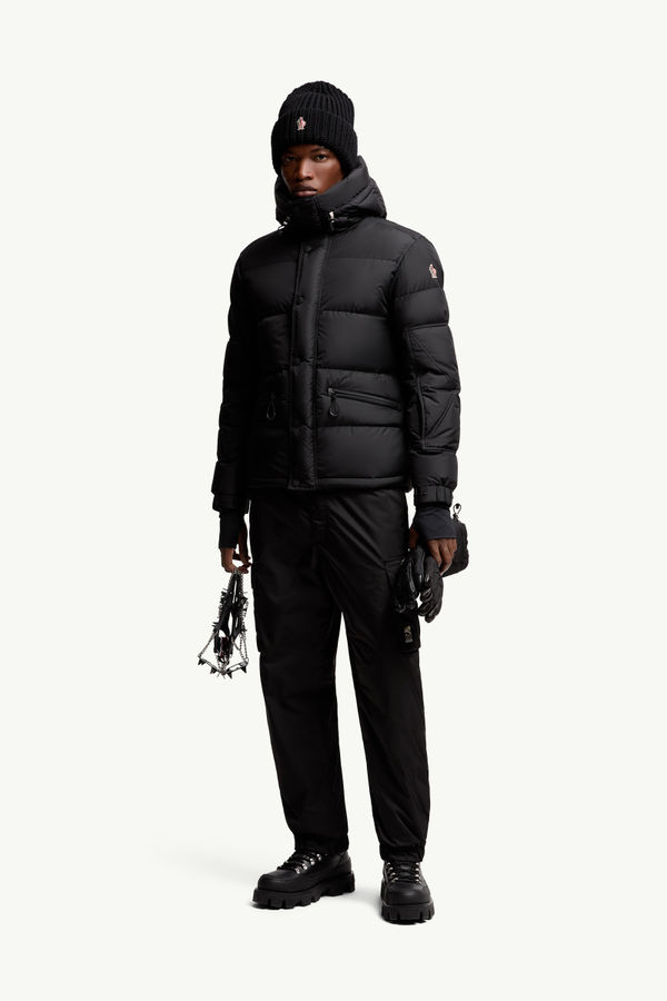 Giacca da sci Kasanka imbottita con cappuccio Uomo Nero Moncler 0