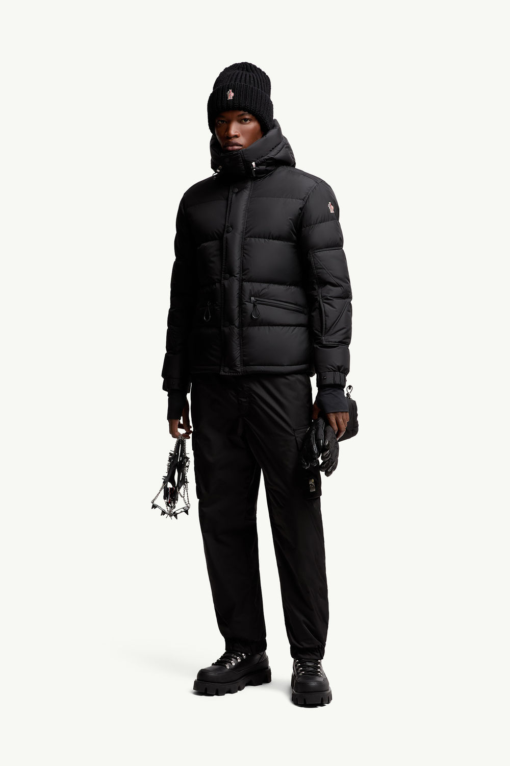Kasanka連帽滑雪羽絨外套 男士 黑色 Moncler 0