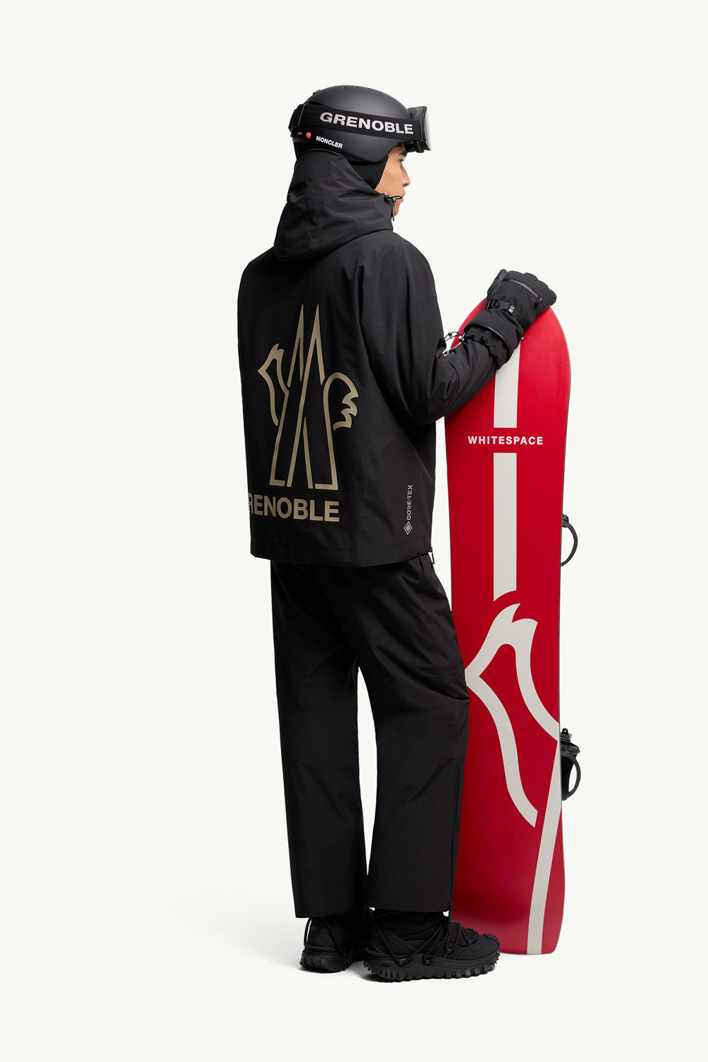 Chaqueta de esquí de GORE-TEX con capucha Staz Hombre Negro Moncler 0