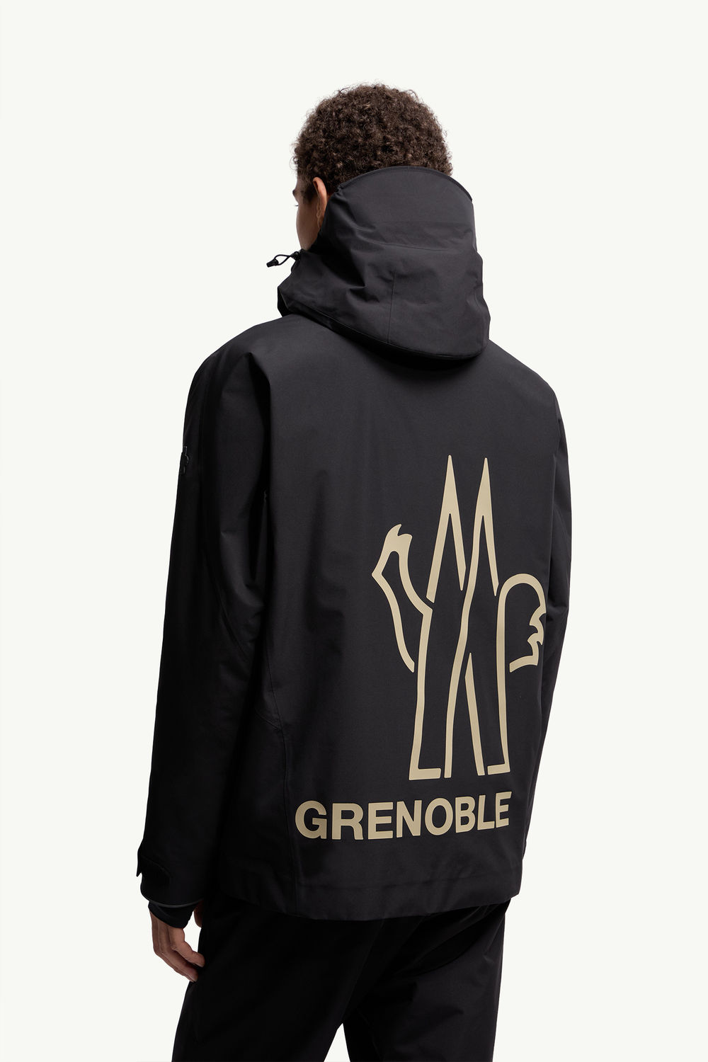 Chaqueta de esquí de GORE-TEX con capucha Staz Hombre Negro Moncler 4
