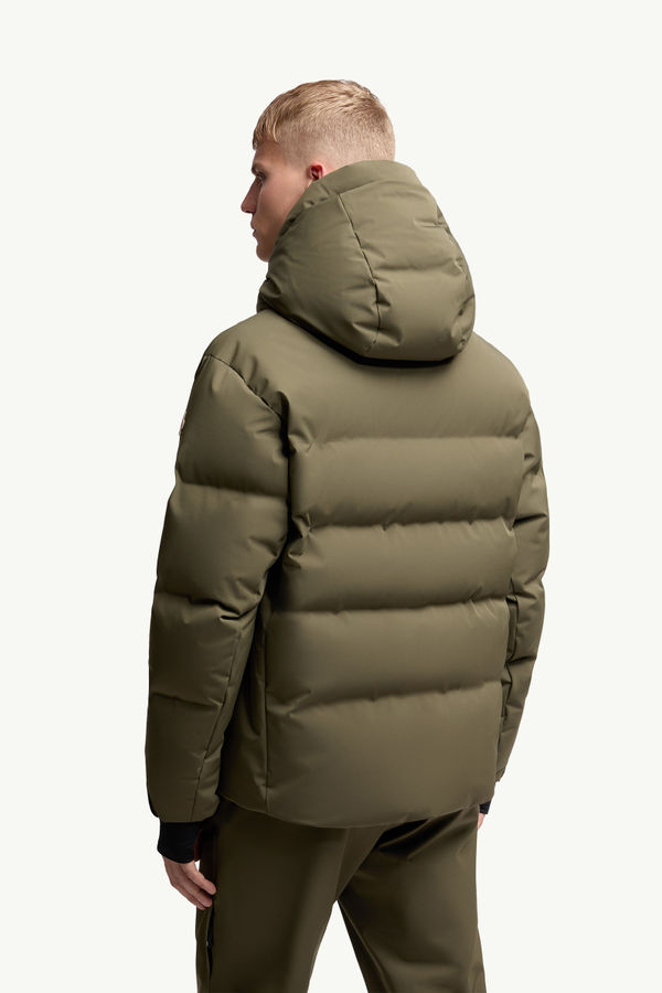 Fellberg Hooded Down Ski Jacket Men Olive Green Moncler 4