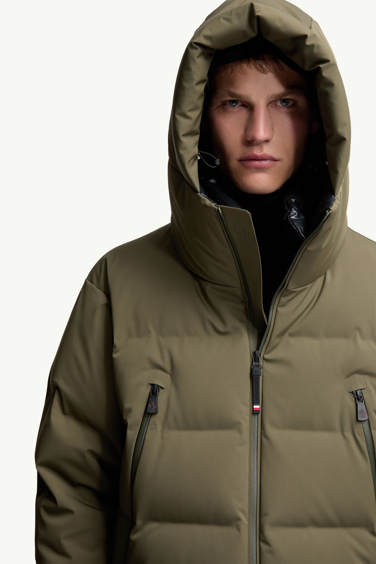 Giacca da sci imbottita Fellberg con cappuccio Uomo Verde Oliva Moncler 6