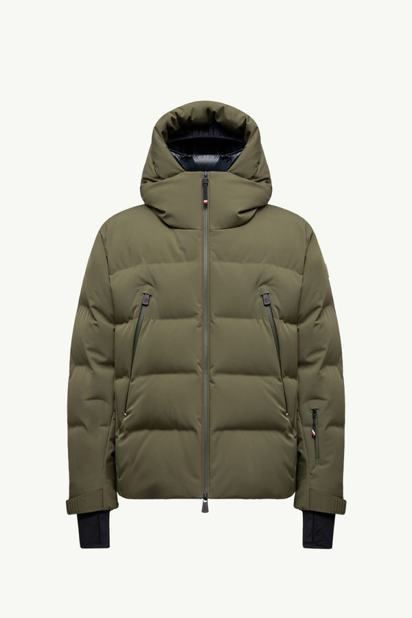Fellberg Hooded Down Ski Jacket Men Olive Green Moncler 2