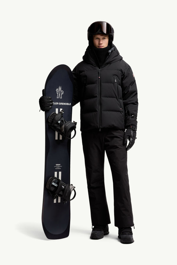 Piumino da sci Fellberg con cappuccio Uomo Nero Moncler 0