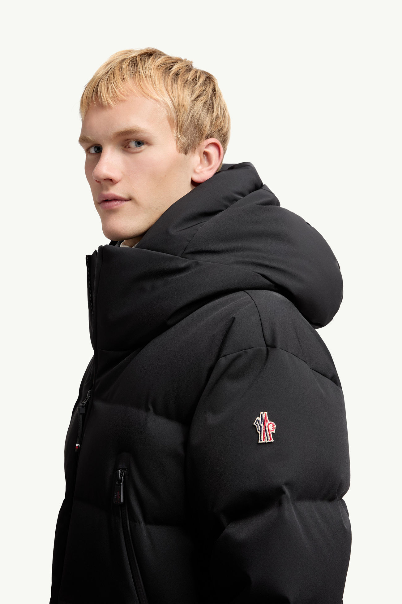 Giacca da sci imbottita Fellberg con cappuccio Uomo Nero Moncler 1