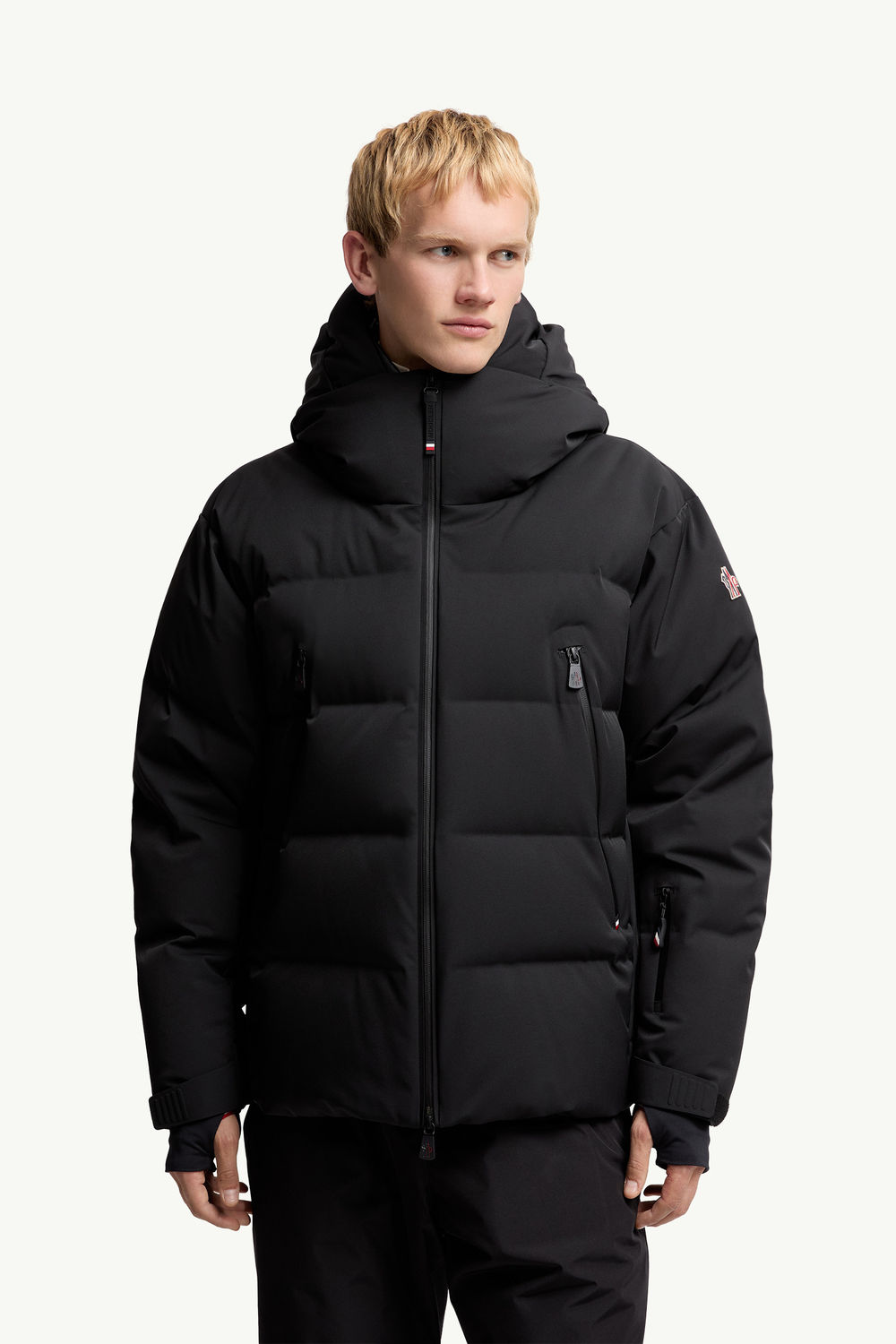 Fellberg Hooded Down Ski Jacket Men Black Moncler 3